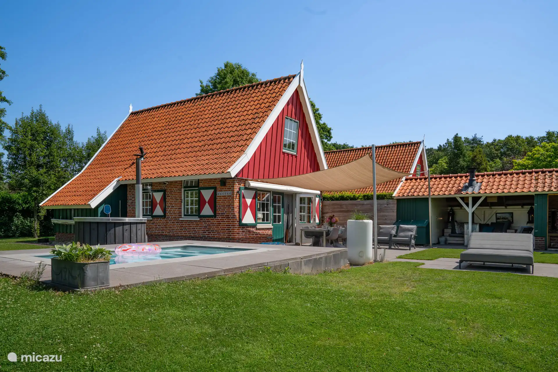 ferienhaus, Lievelde, Gelderland, Niederlande -  Der Noteboom mit privatem Pool
