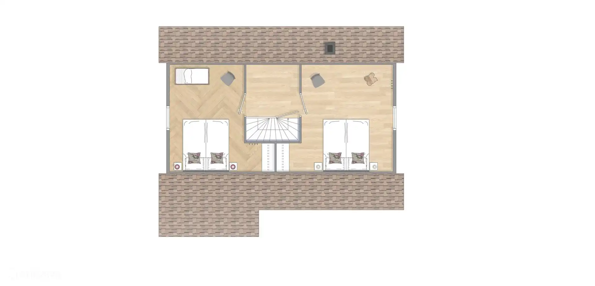 Boven etage van de Notenboom