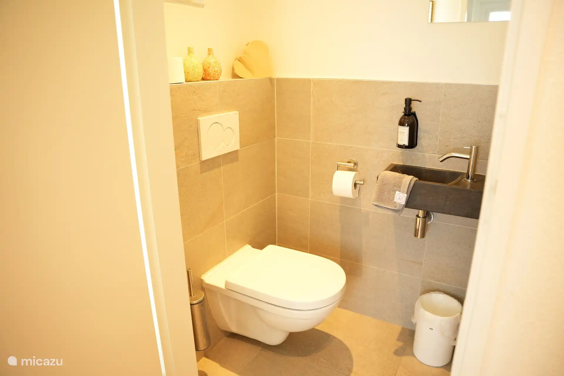 Toilet op de beneden etage