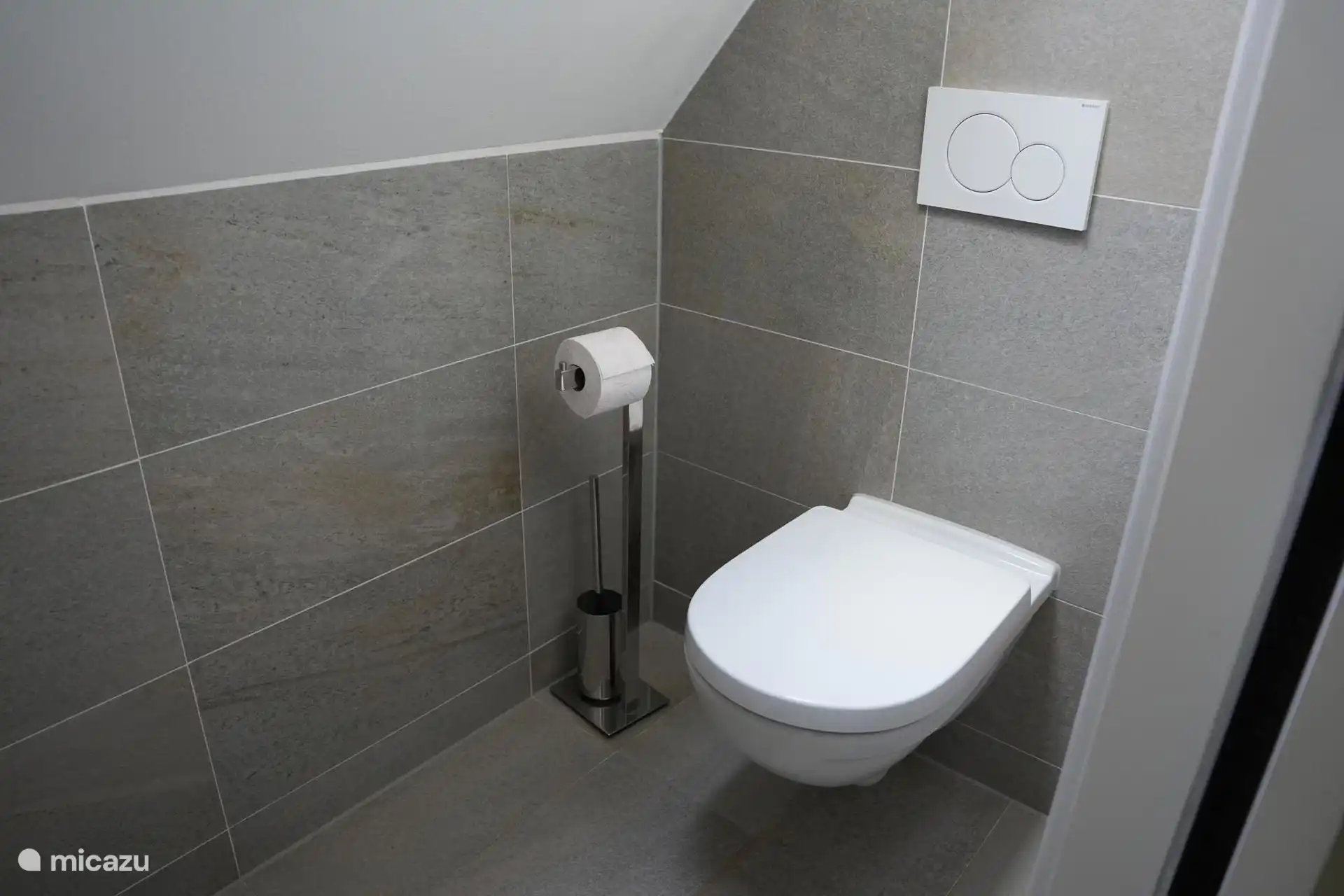 Toilet op de bovenste etage