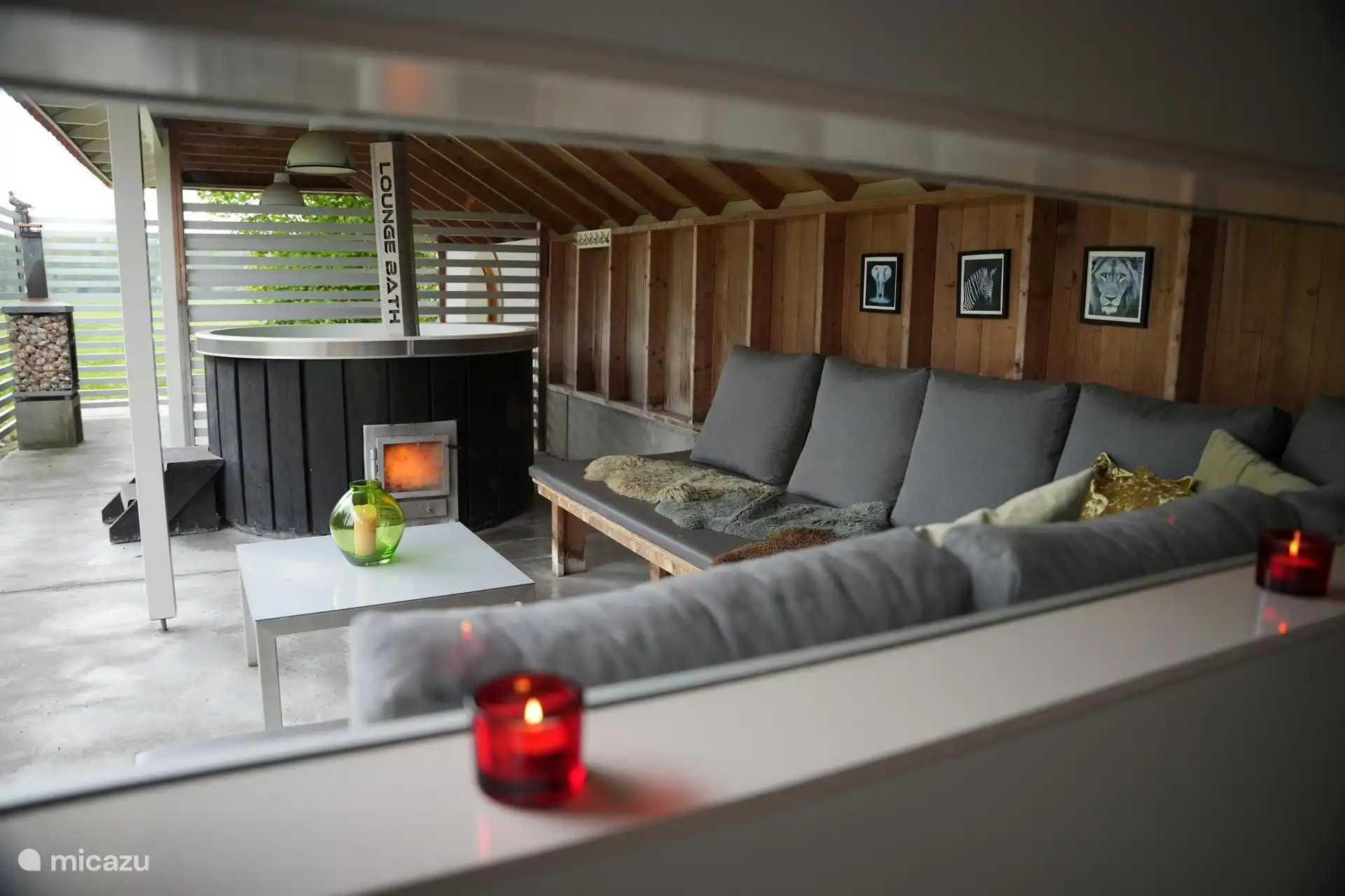 De hottub en de buitenzit