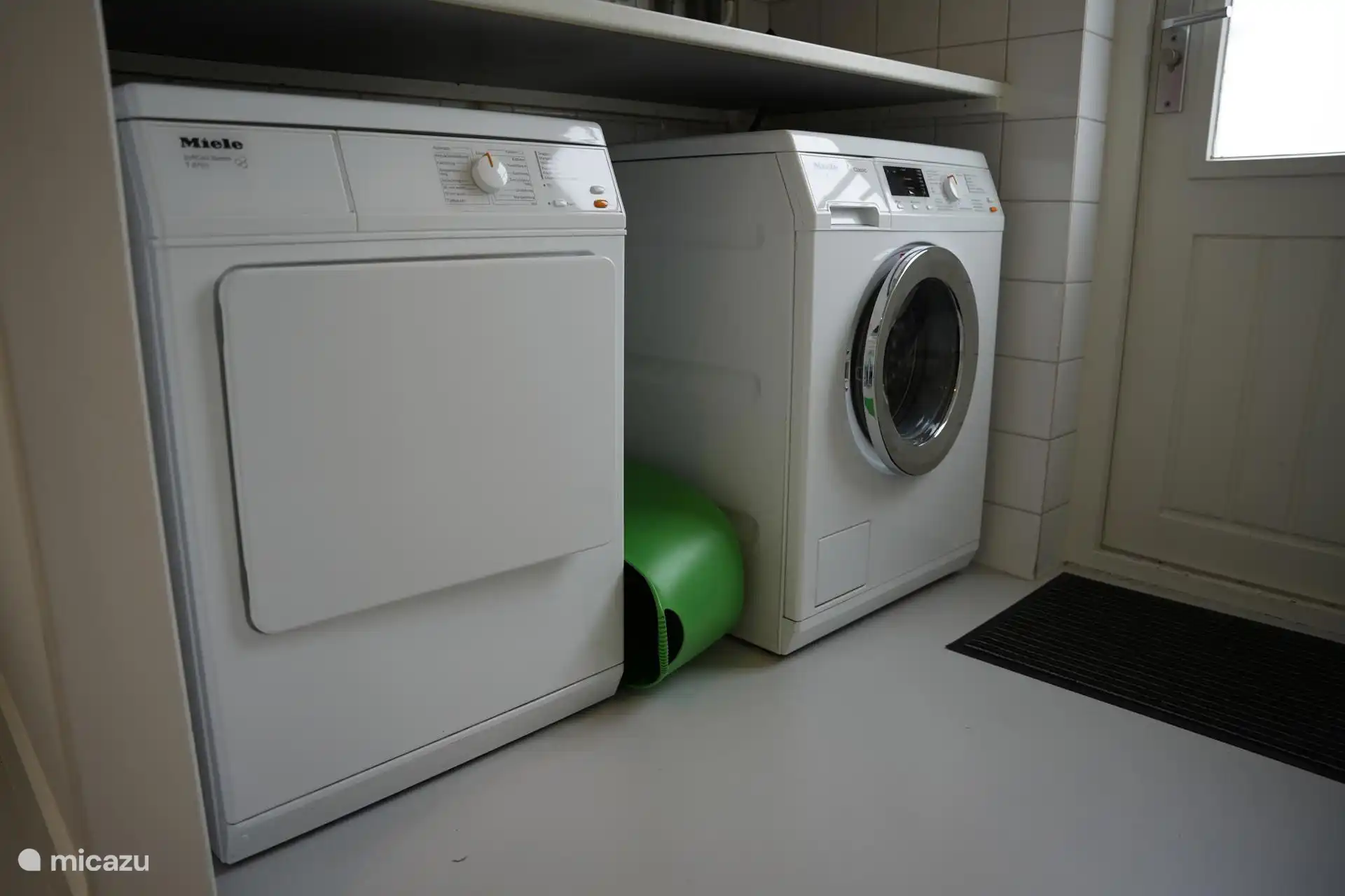 Wasmachine en droger bij je vakantiewoning