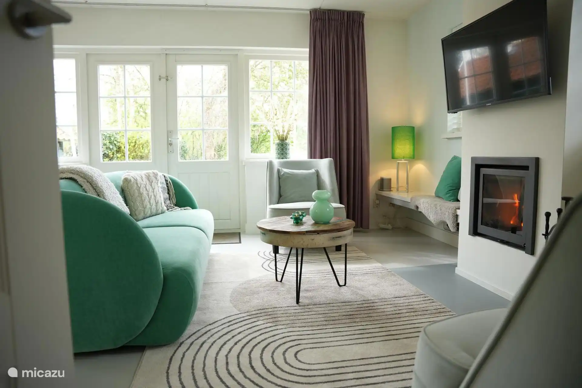 Een gezellige woonkamer