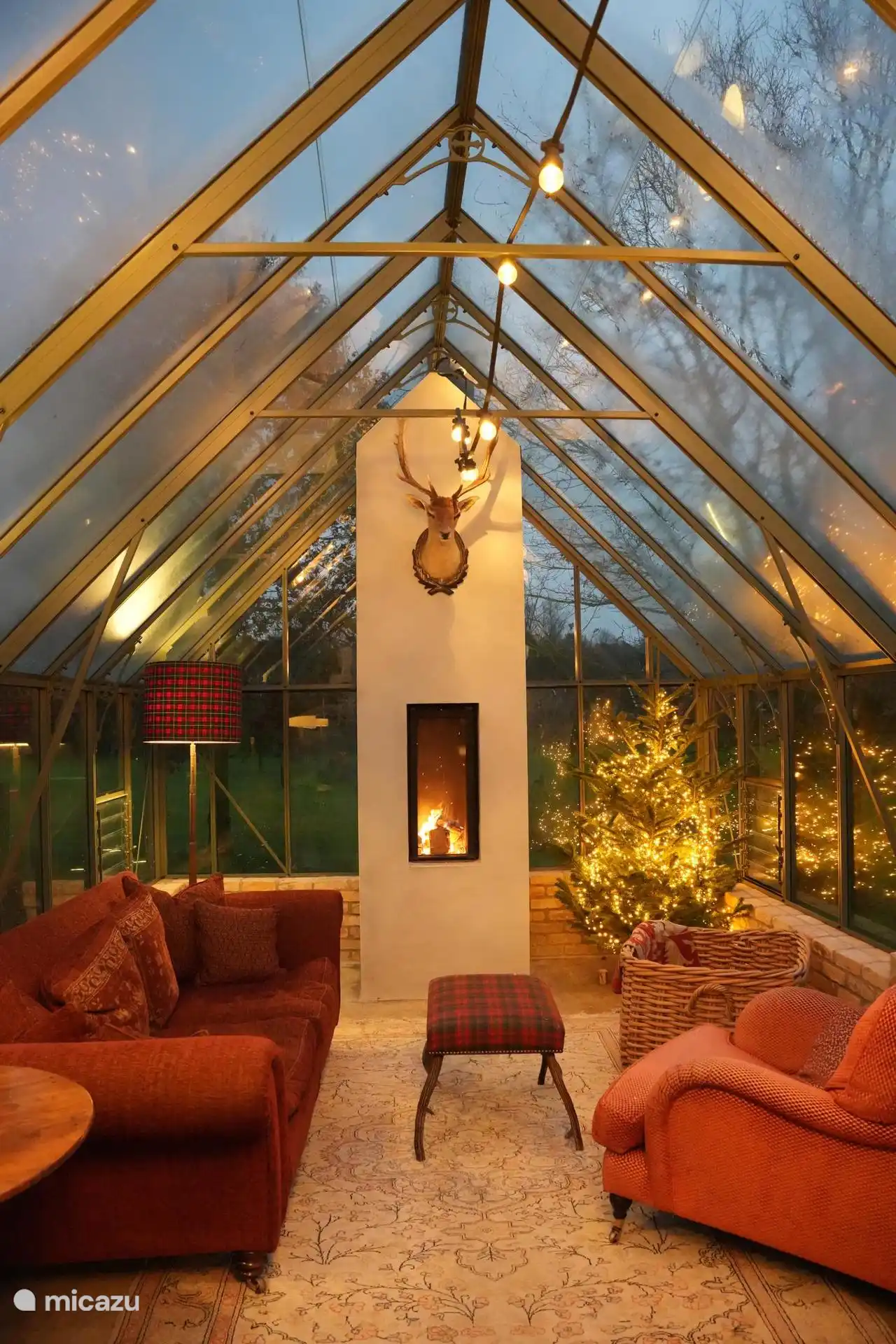 Gezellige hoek om te ontspannen