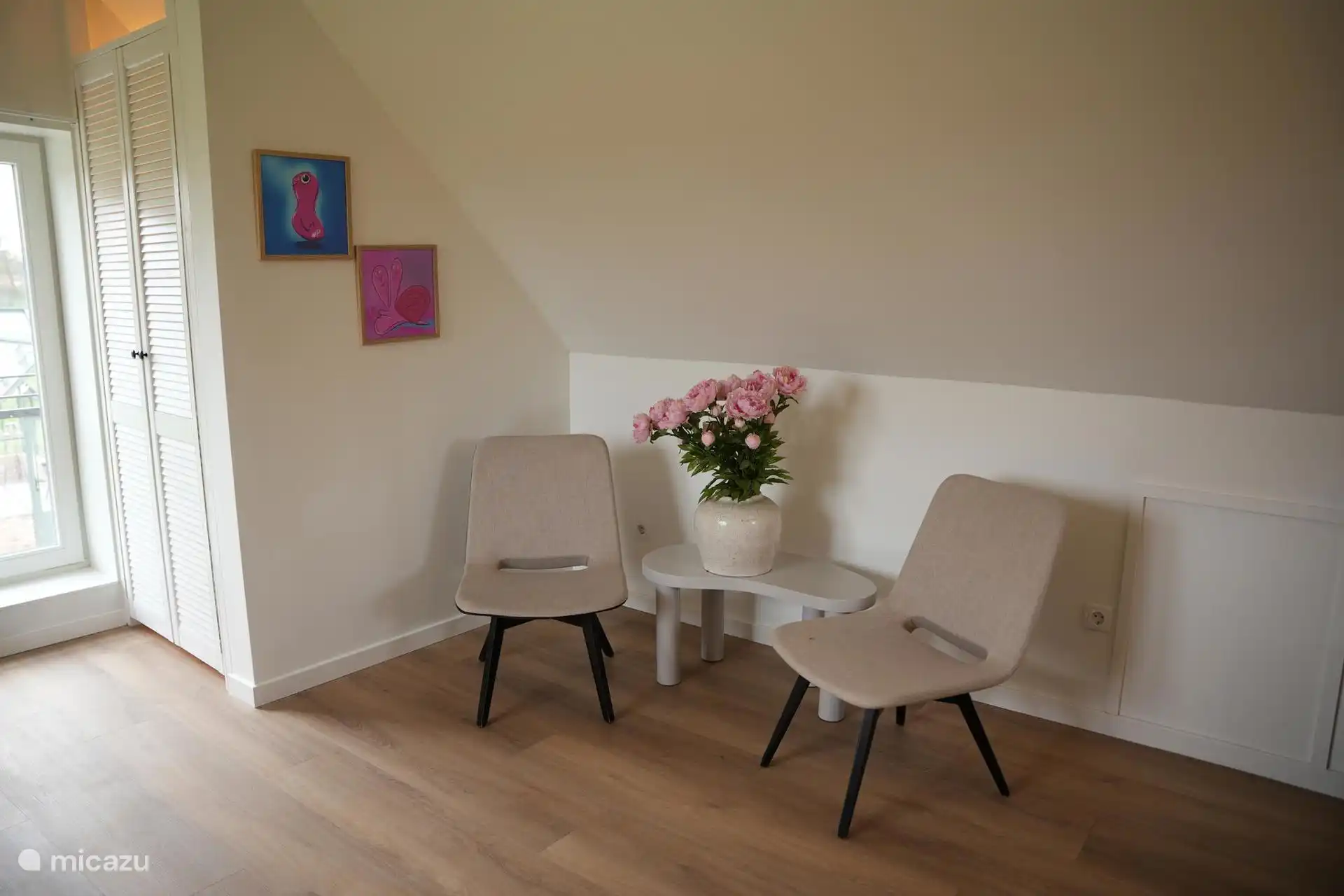 Slaapkamer met eigen toilet