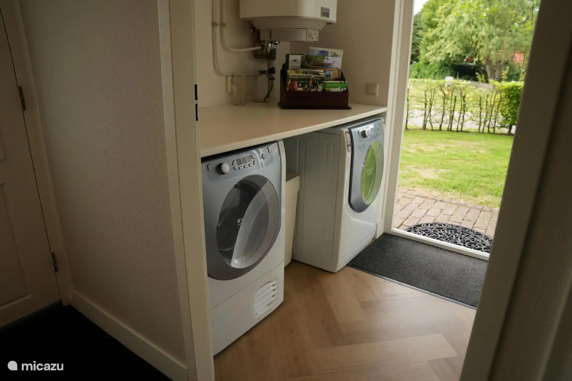 Wasmachine en droger bij het Roodborstje 