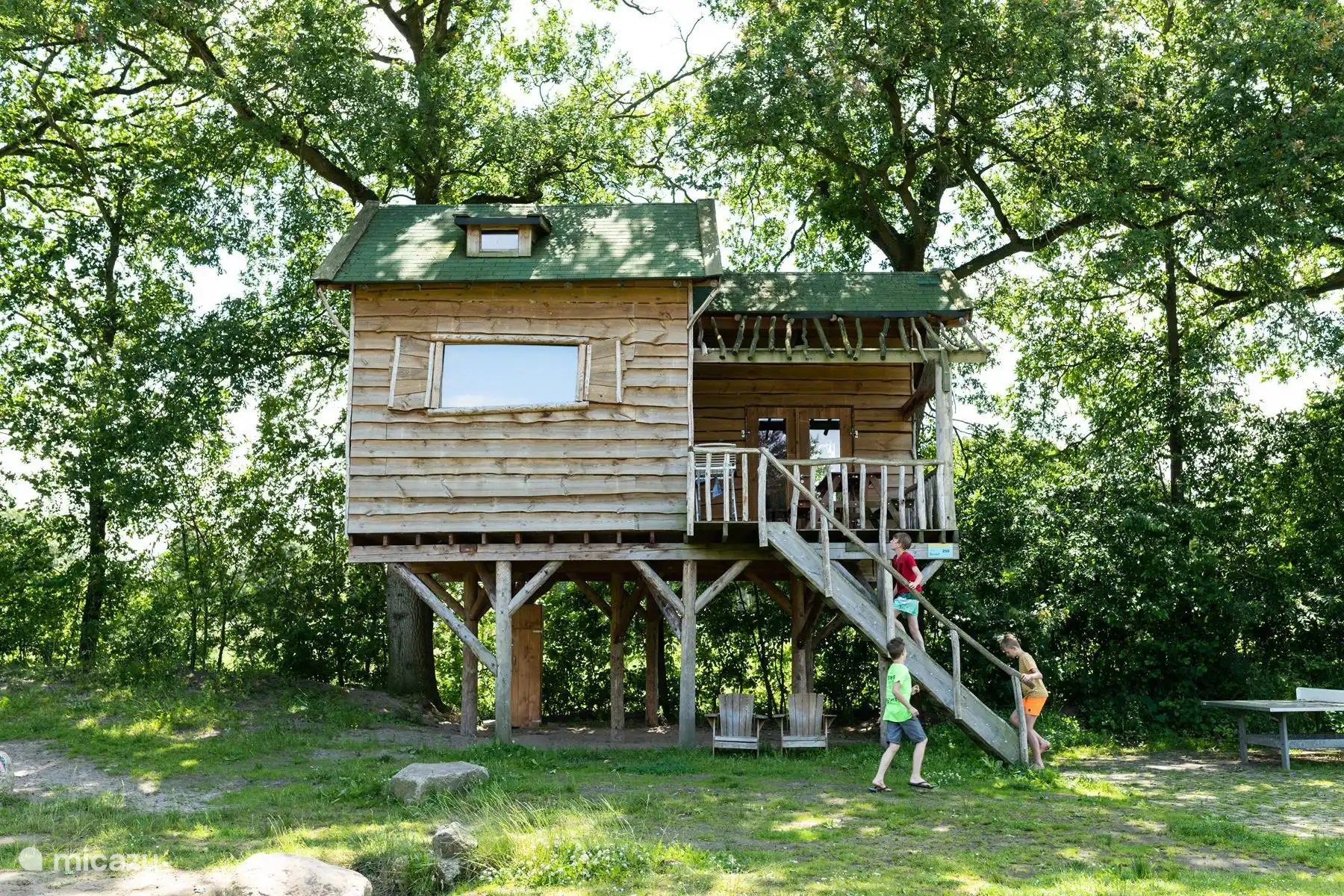 blokhut / lodge huren in Nederland, Gelderland, Voorthuizen –  Boomhut