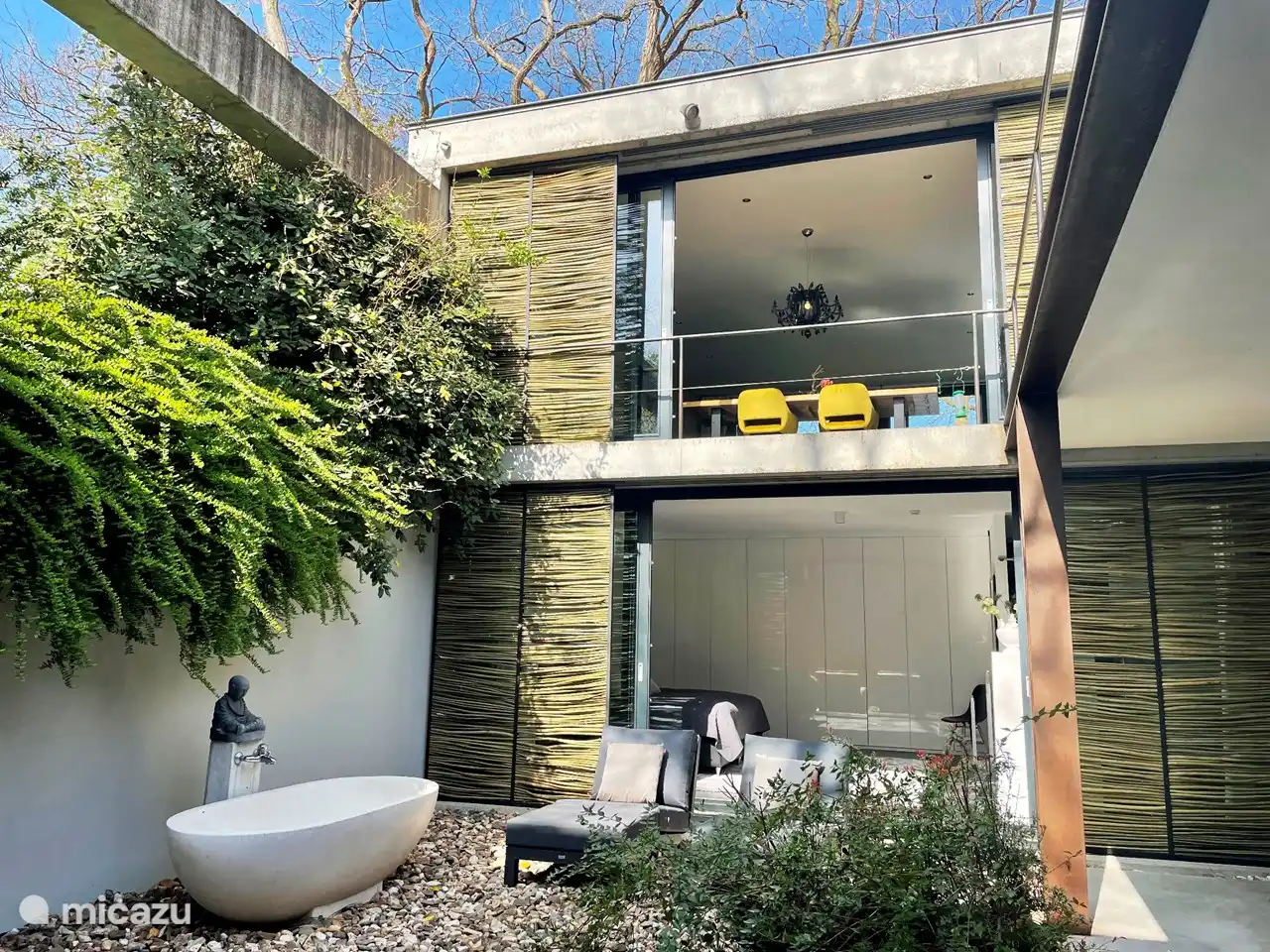 terrace with outdoor pool