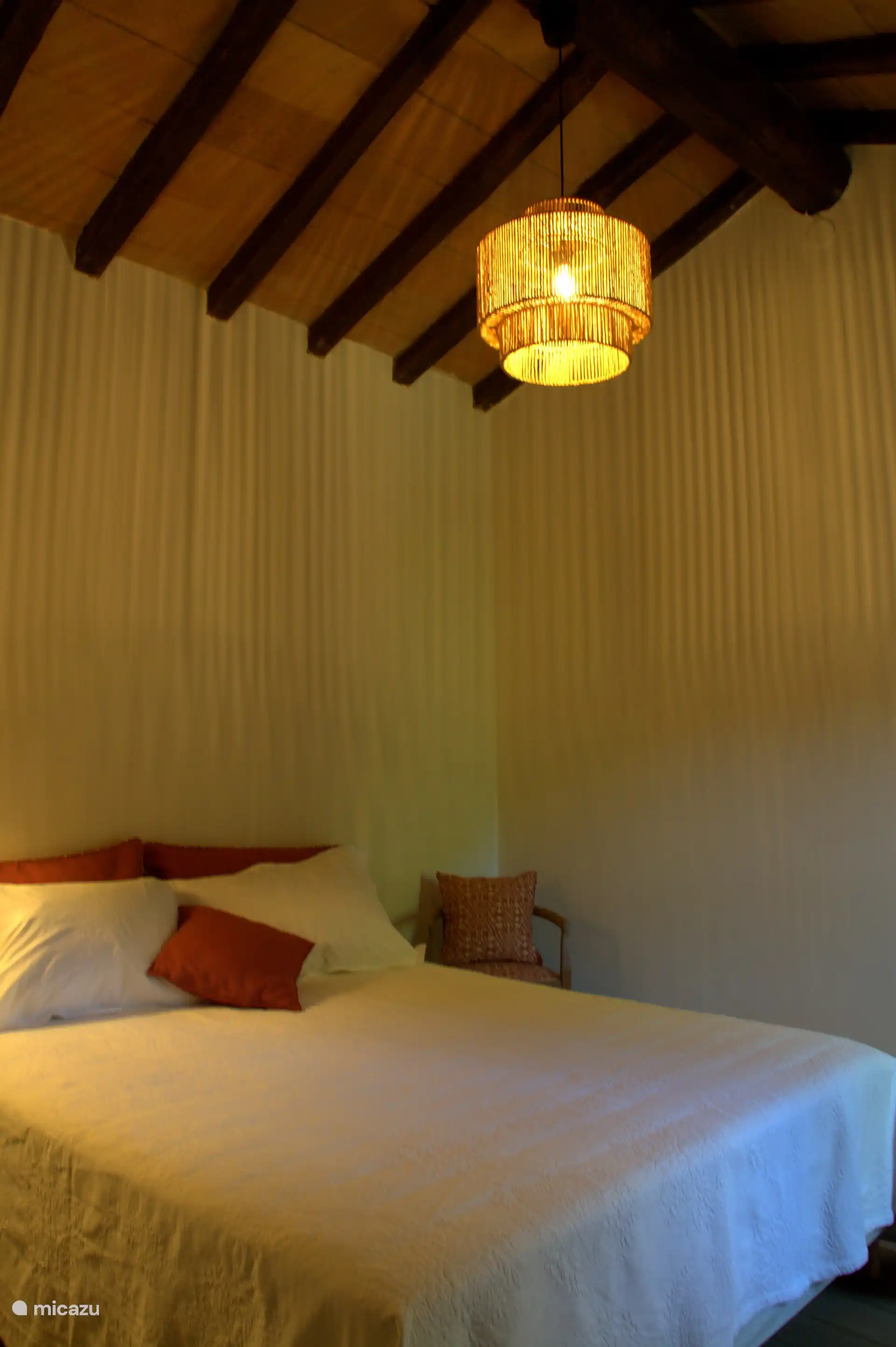 Bedroom with adjoining bathroom