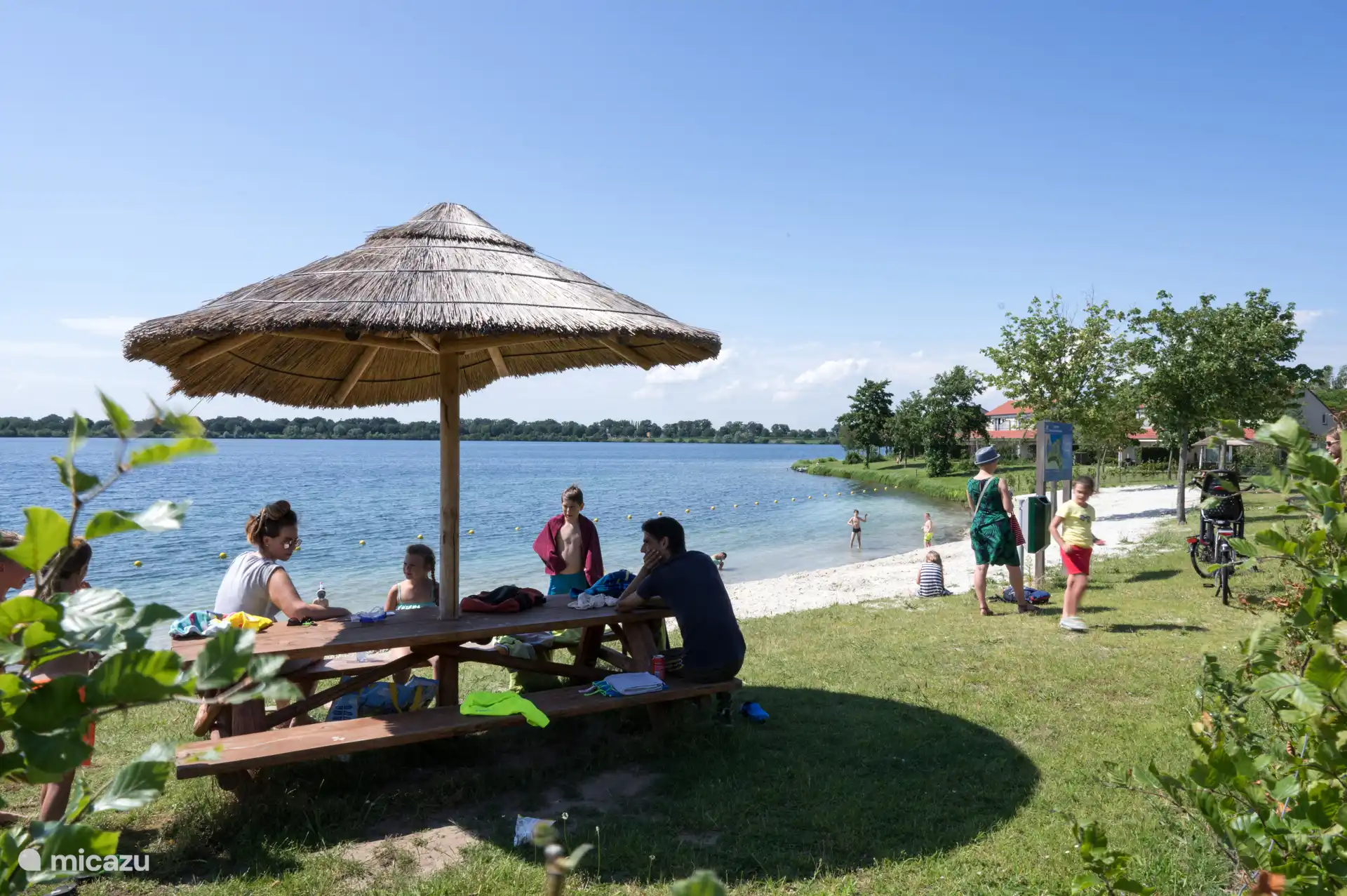Playa en el parque