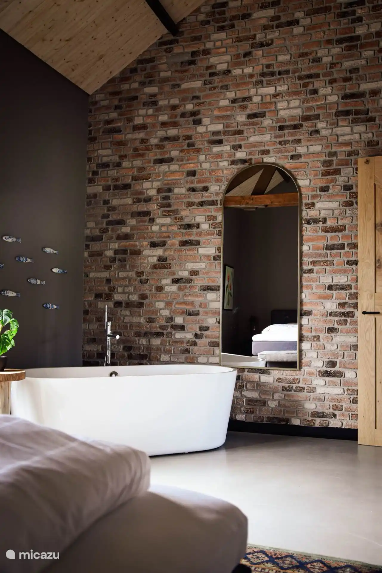 Baño y dormitorio