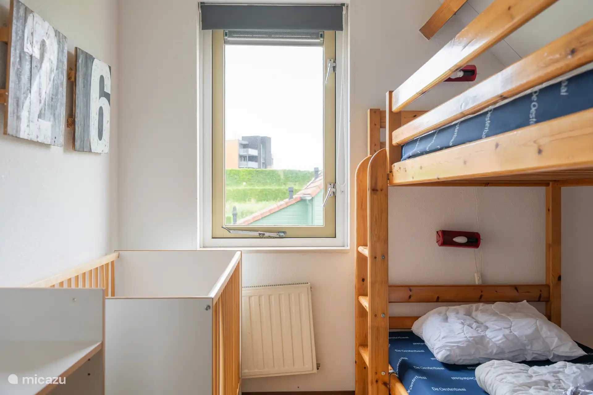 Bedroom 3 
Bunk bed and cot