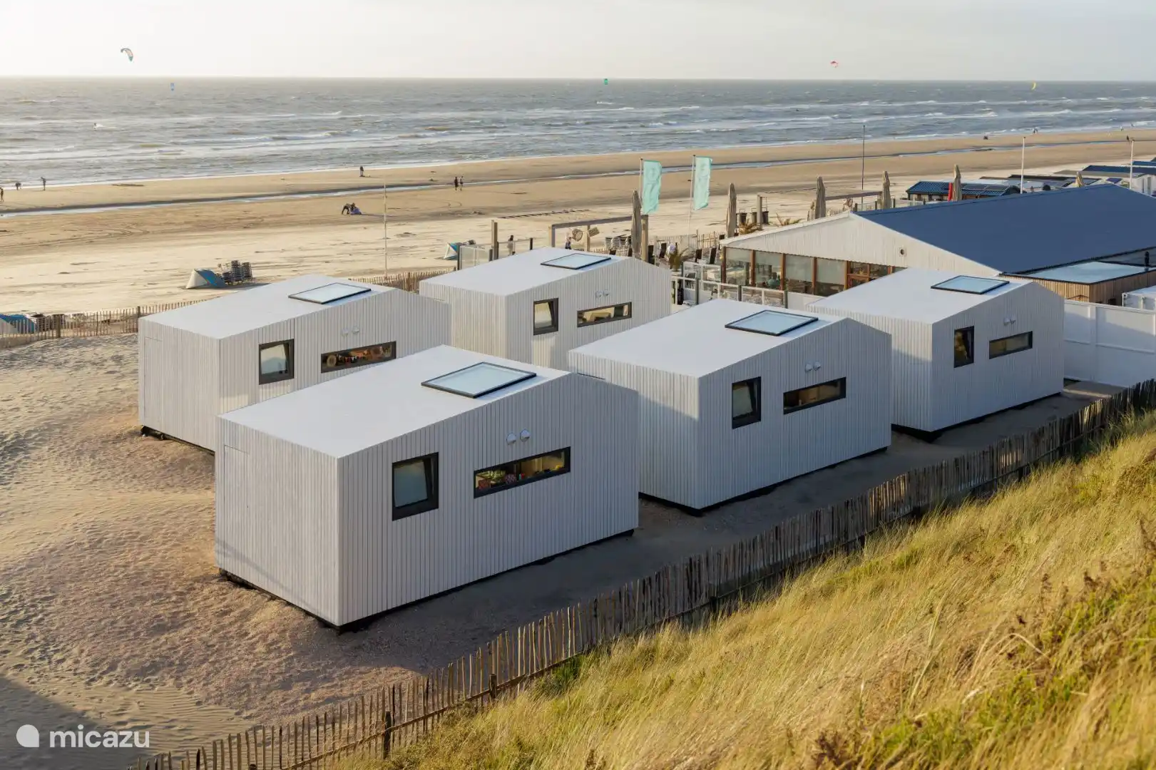 Maisons de plage Zandvoort à moitié vue sur la mer | Pays-Bas, Hollande du Nord, Zandvoort - maison de vacances