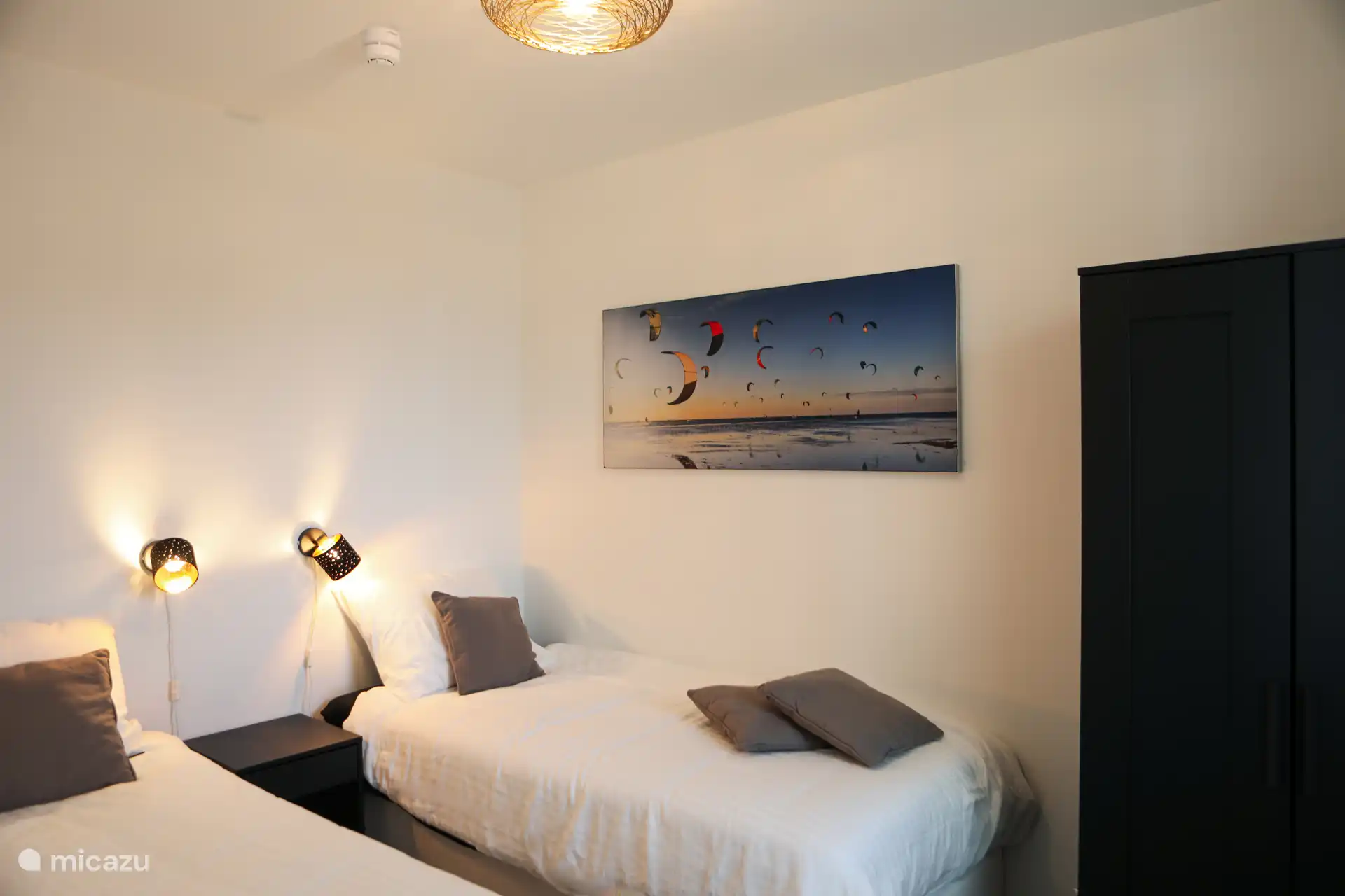 Chambre 1
2 lits simples