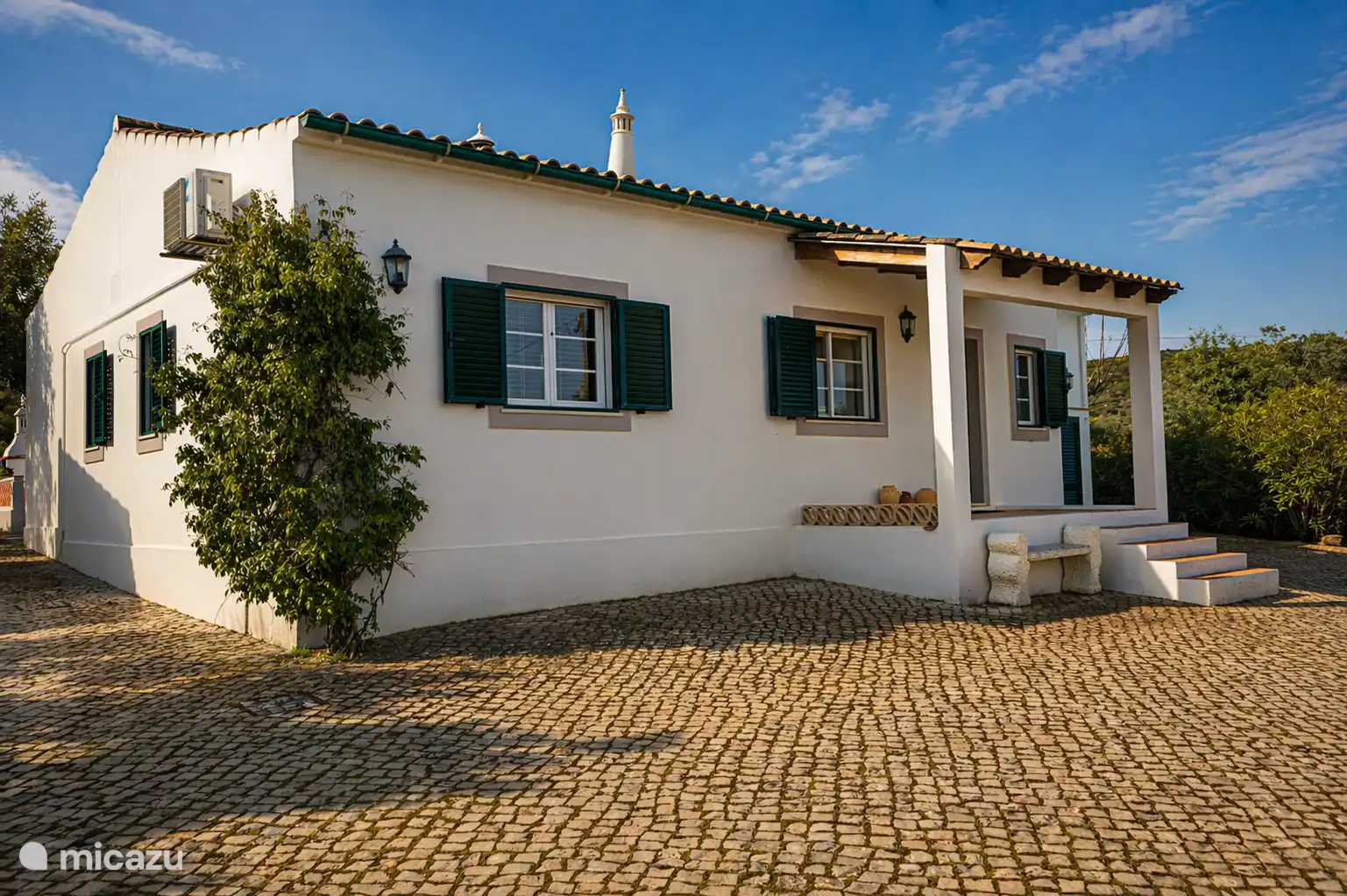 Front view villa