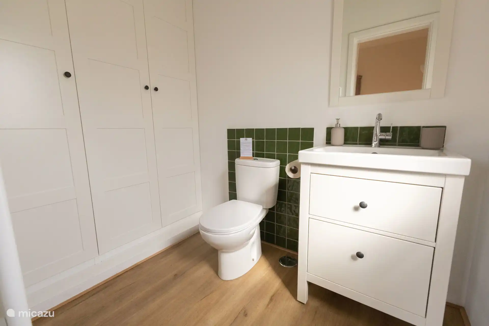 Ensuite bathroom of bedroom 1 (note: no shower available in this bathroom). 