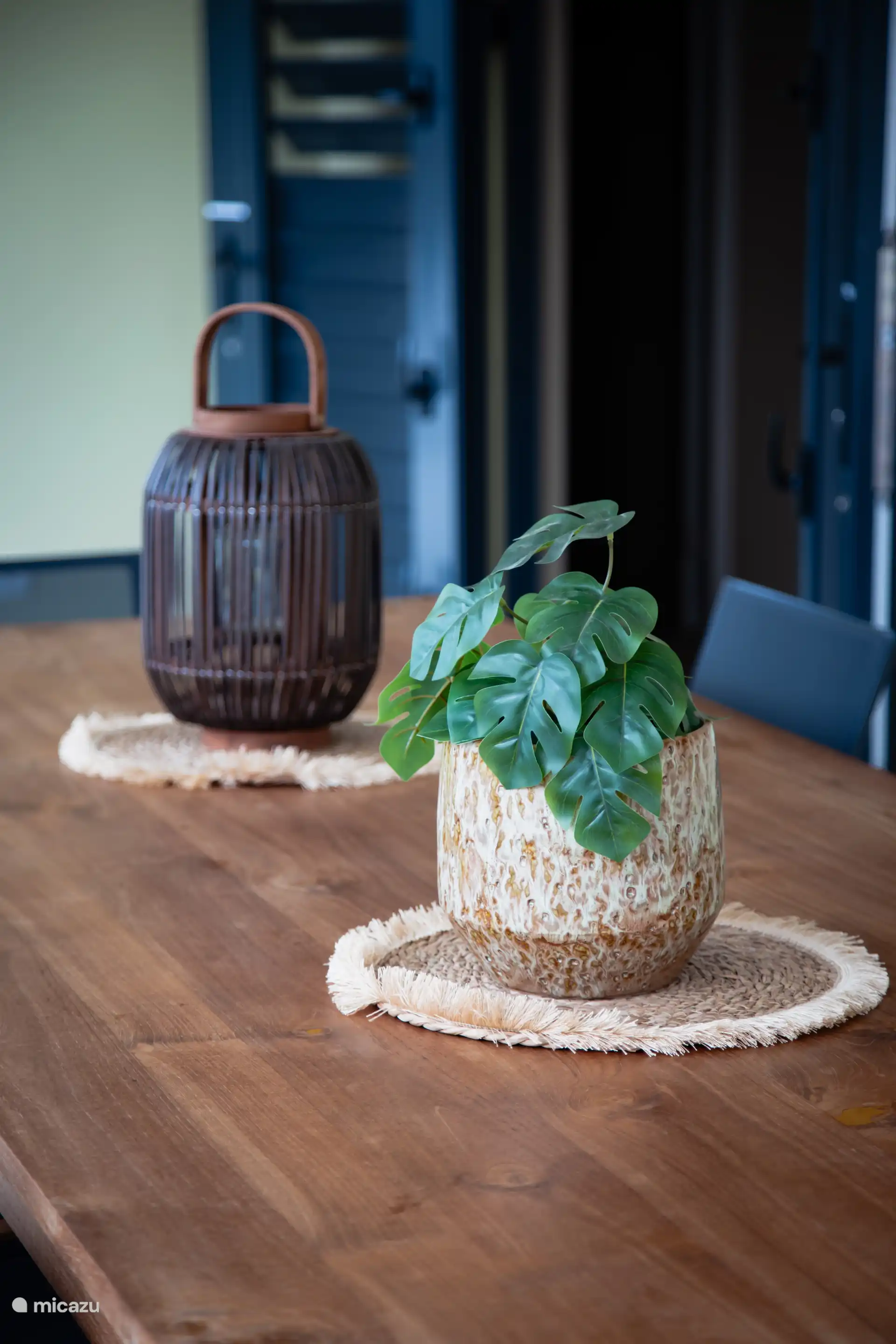 Gezellige sfeer buiten.