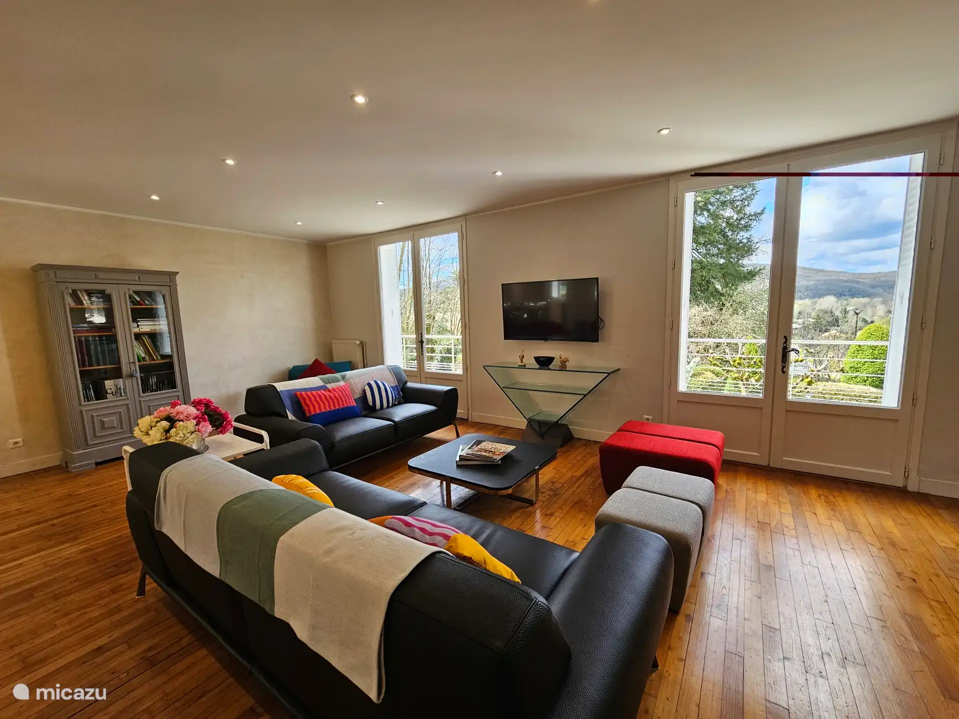 El salón con vistas preciosas