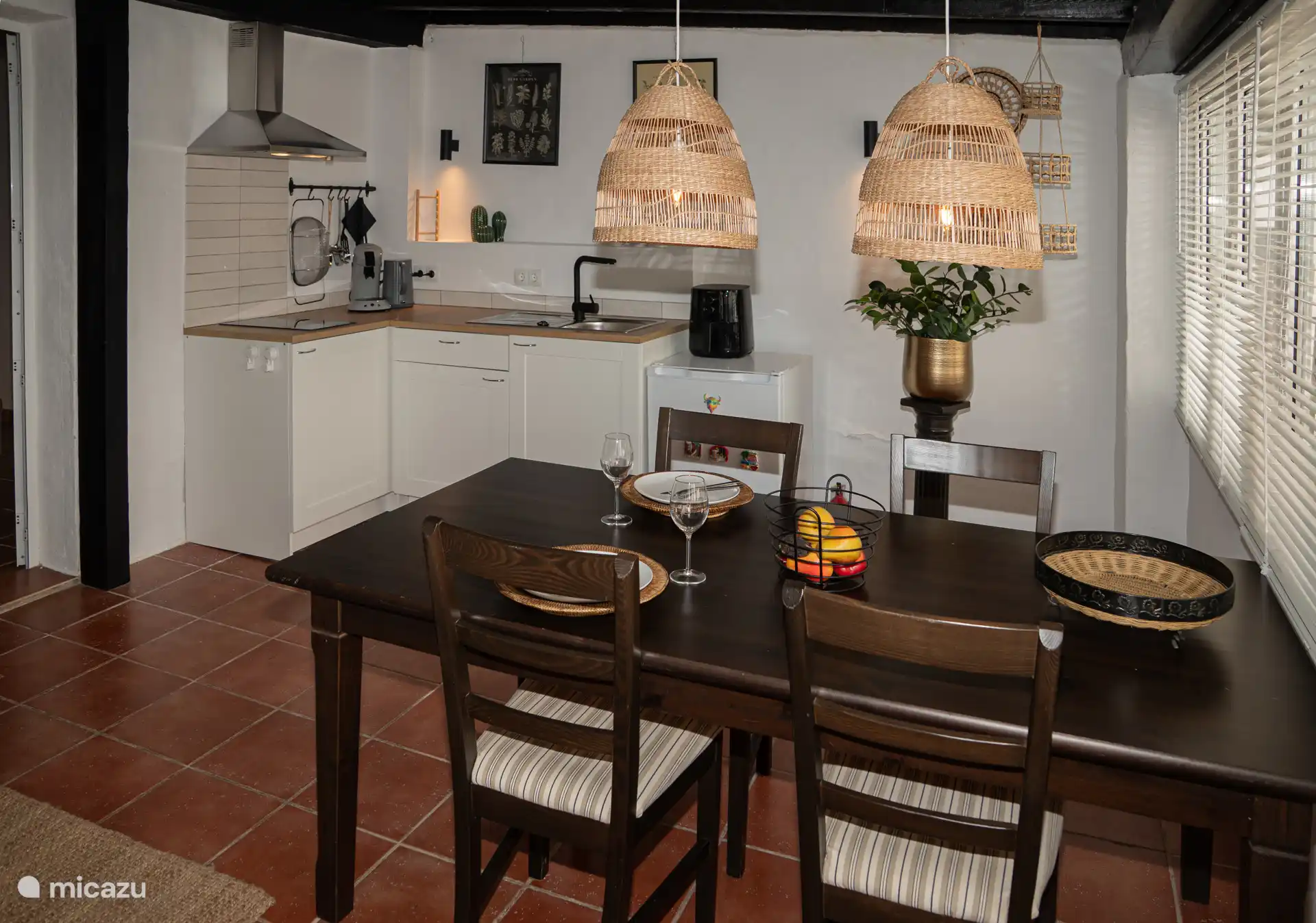 kitchen with dining table