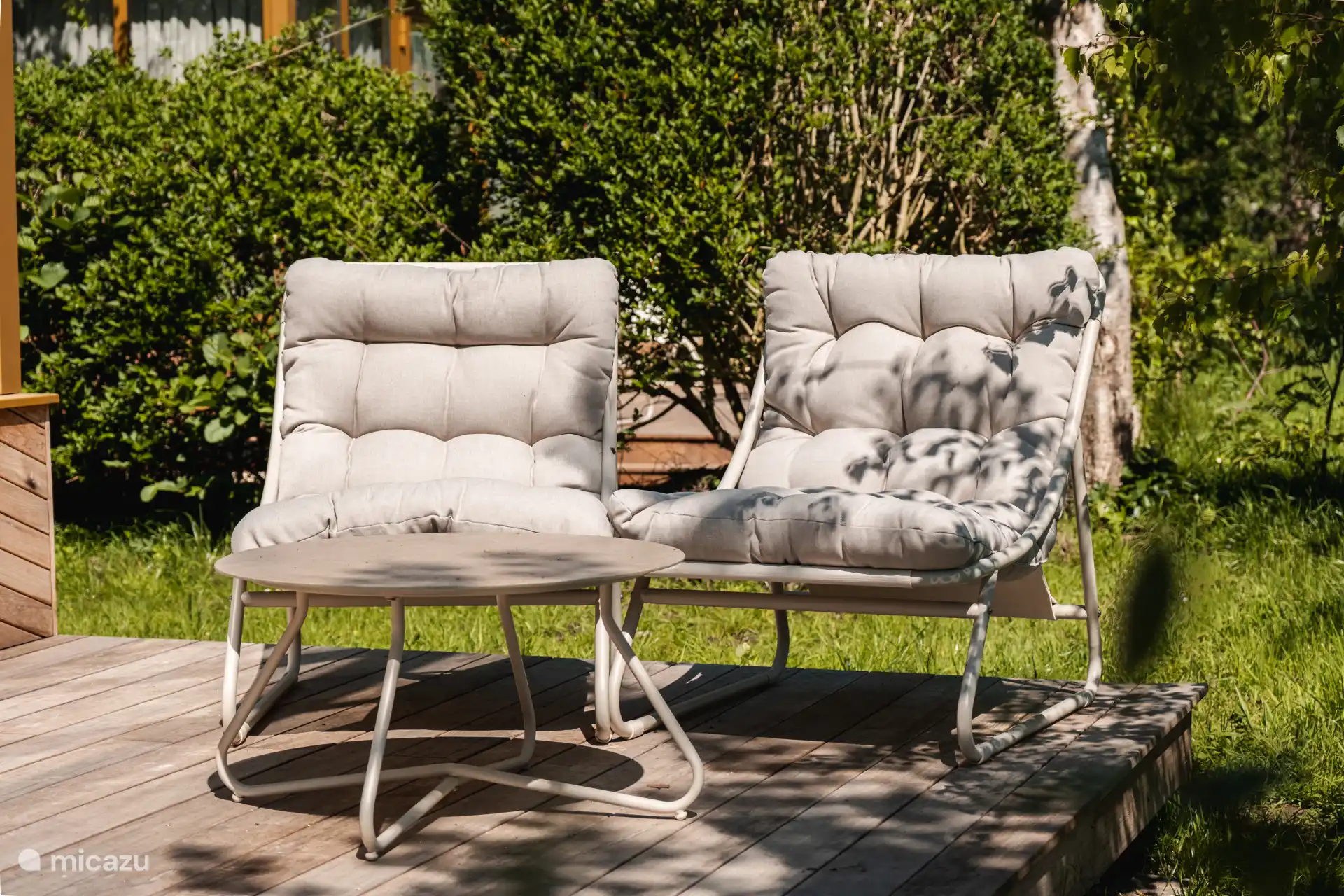 Zitstoelen veranda