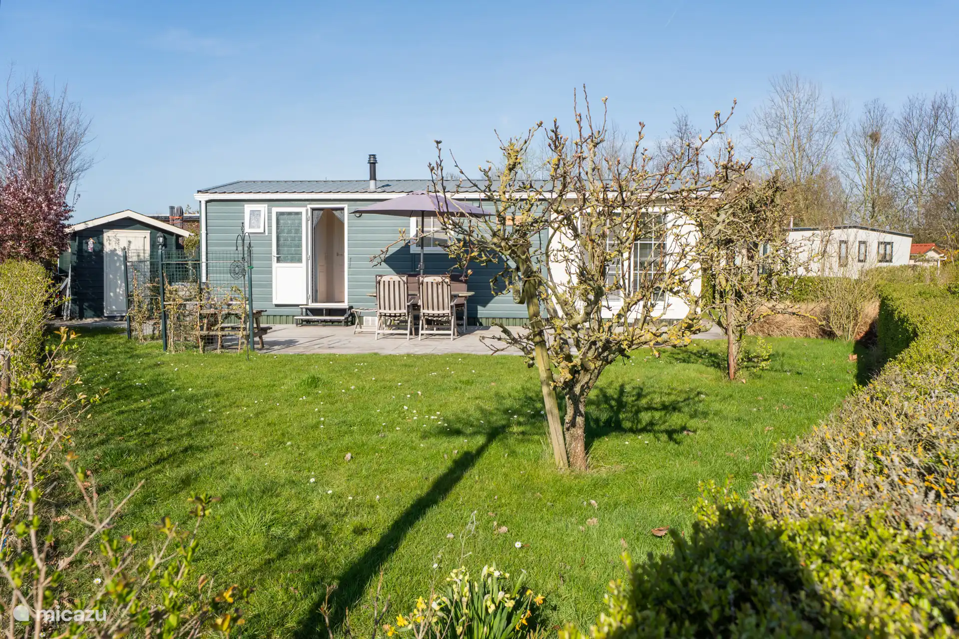 Vorderseite des Chalets