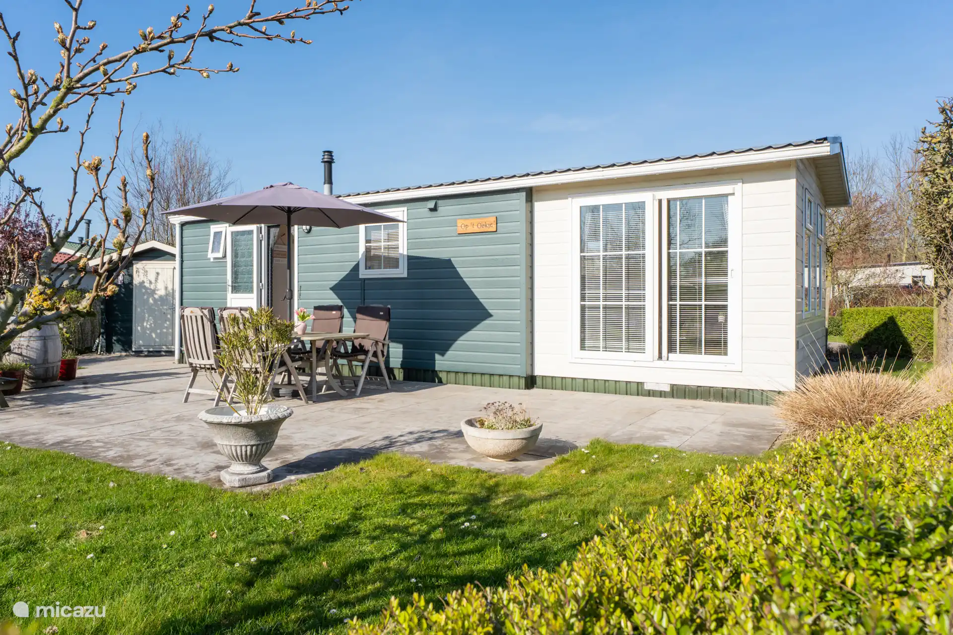 Vorderseite des Chalets