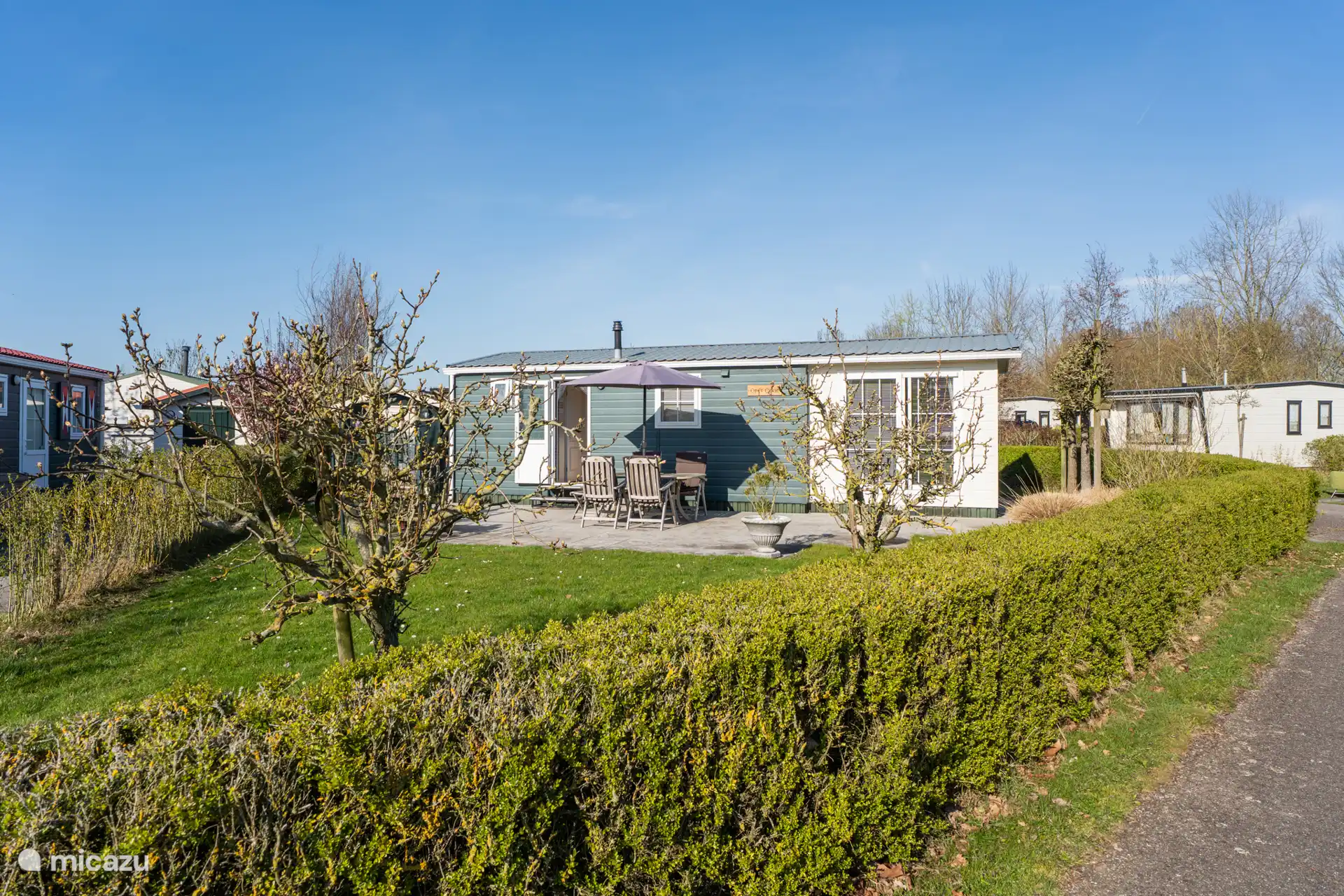 Vorderseite des Chalets