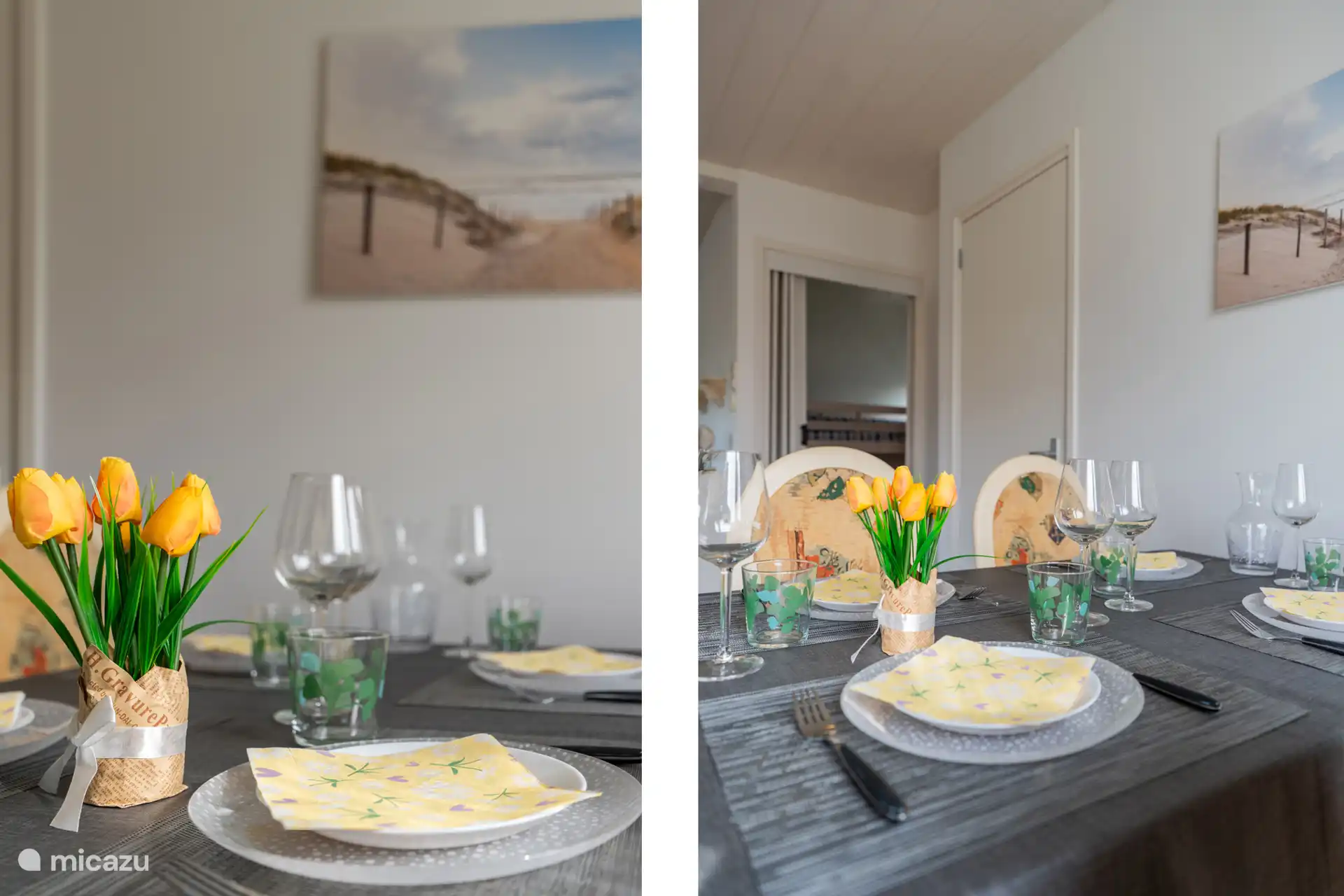 Esstisch im Wohnzimmer