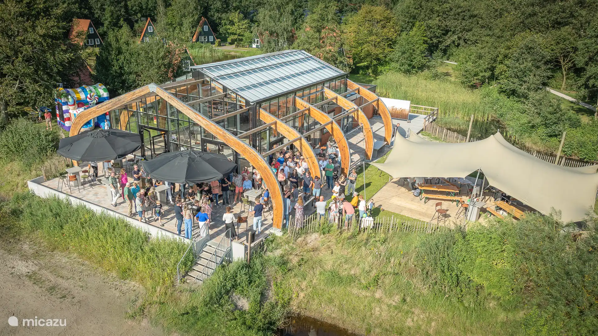 Restaurant op het park