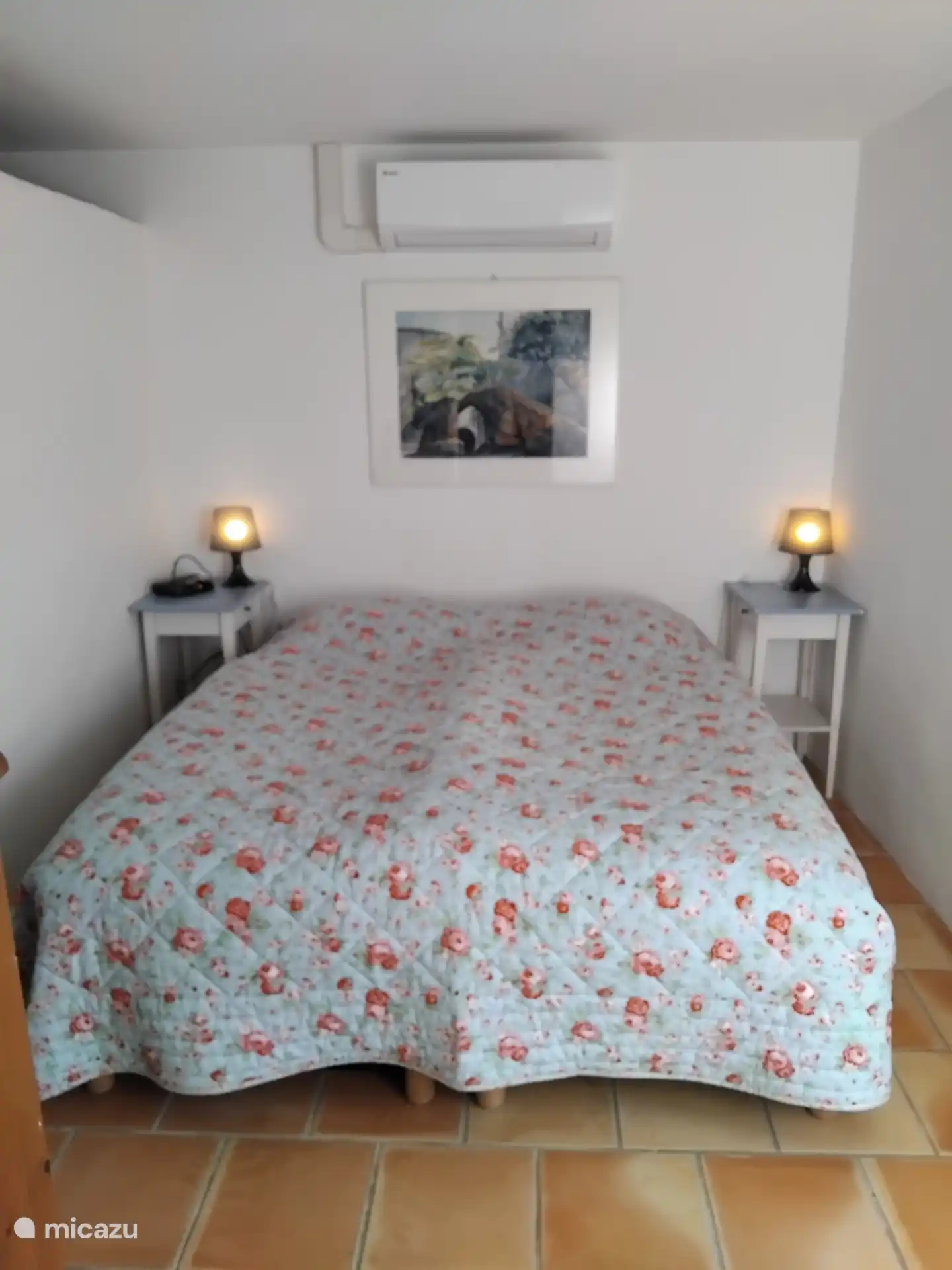 Slaapkamer met airco