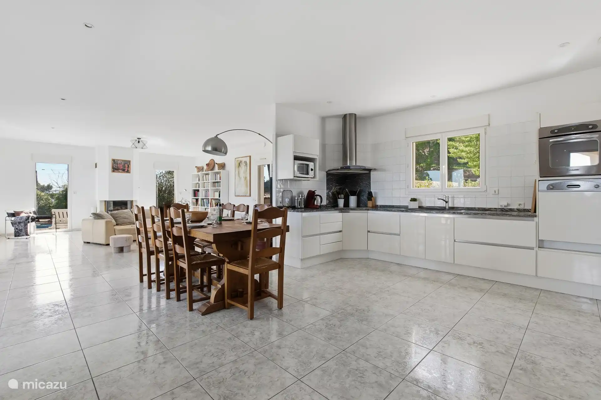 Kitchen + Living room 