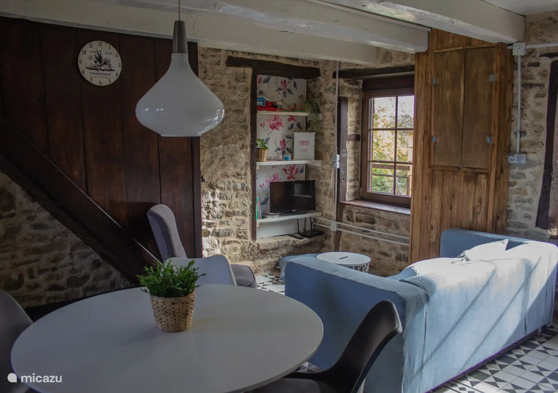 Cocina para comer Gite Ferme Ranciat