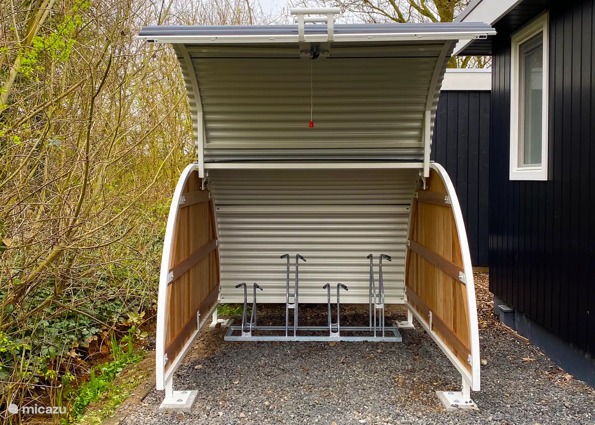 Afsluitbare fietsenberging