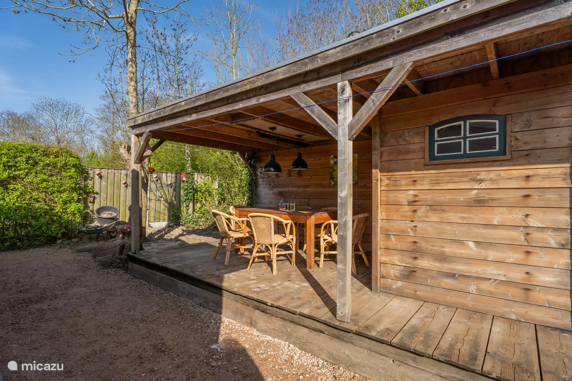 Garden house with veranda