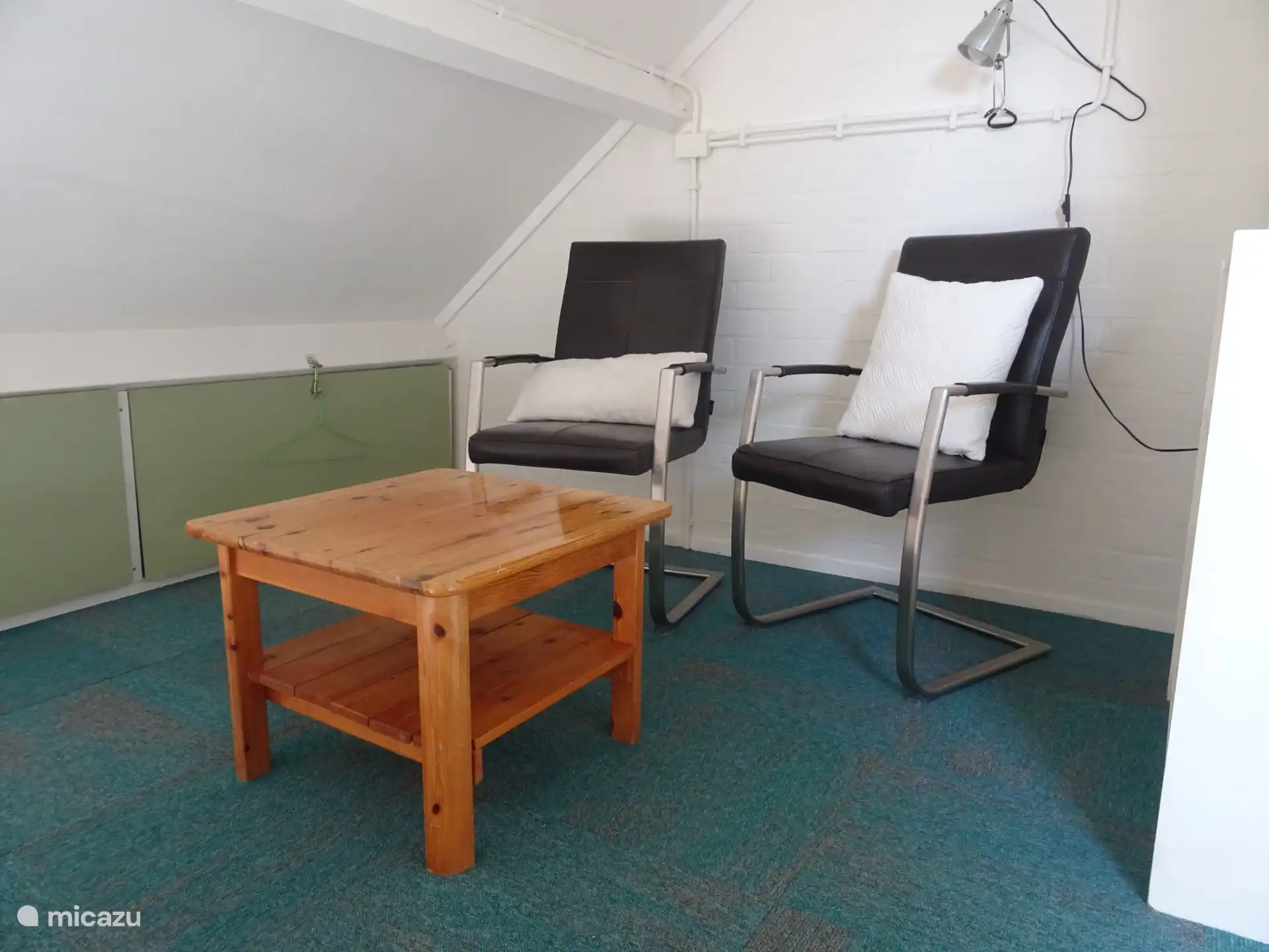 Seating area upstairs