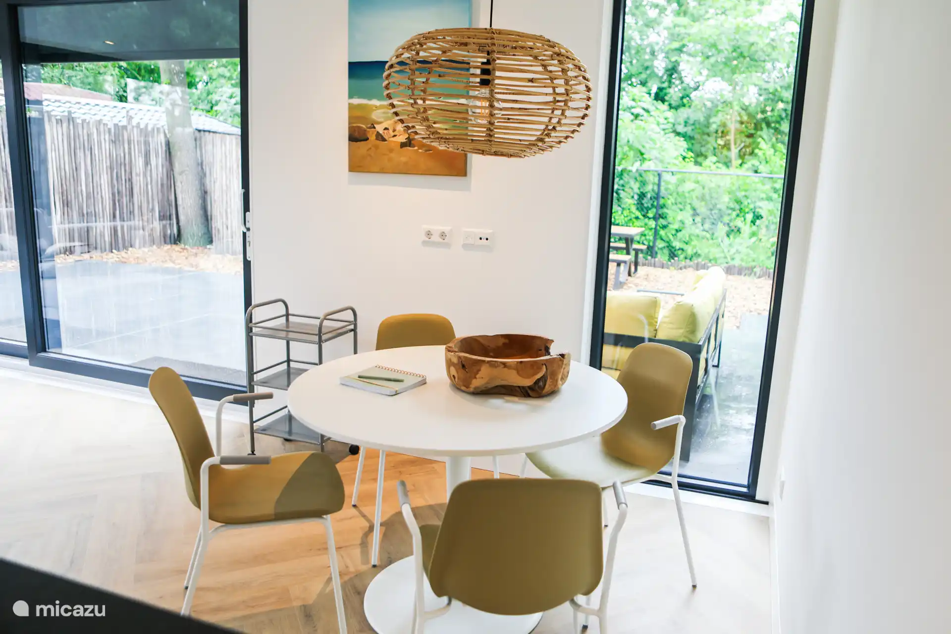 Living room dining table