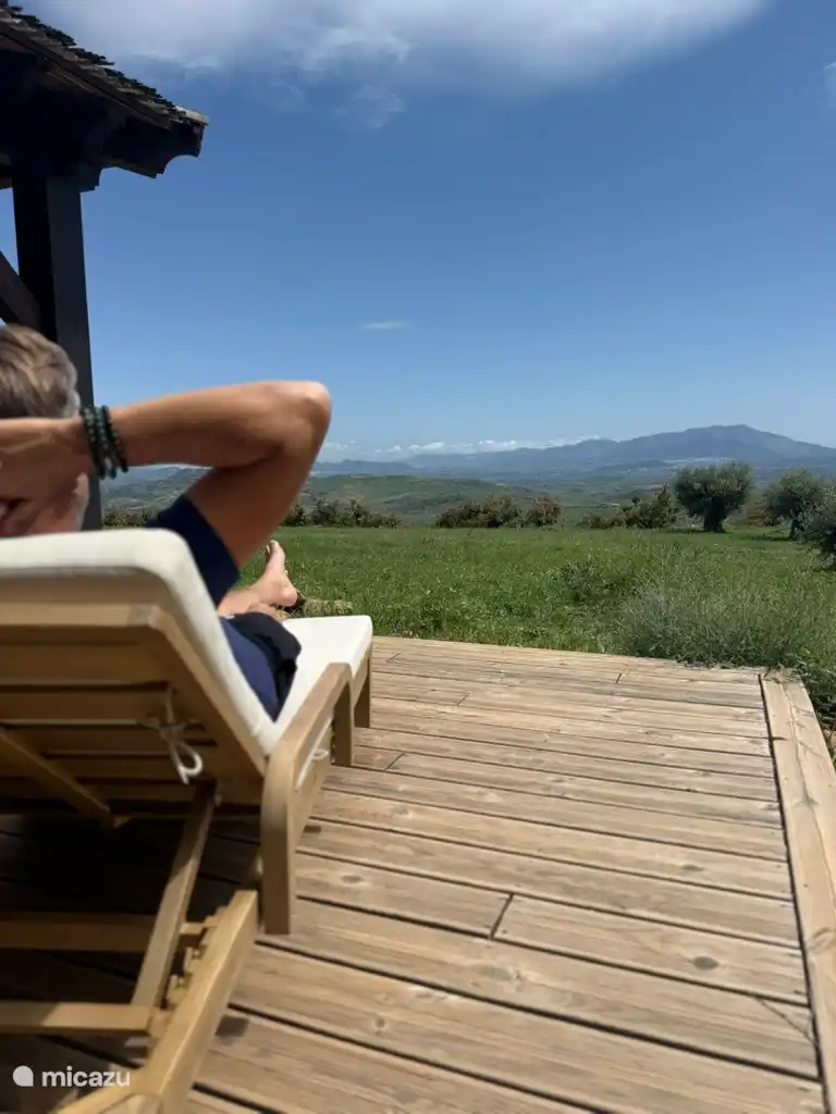 Ontspan met uitzicht dat reikt tot aan Malaga