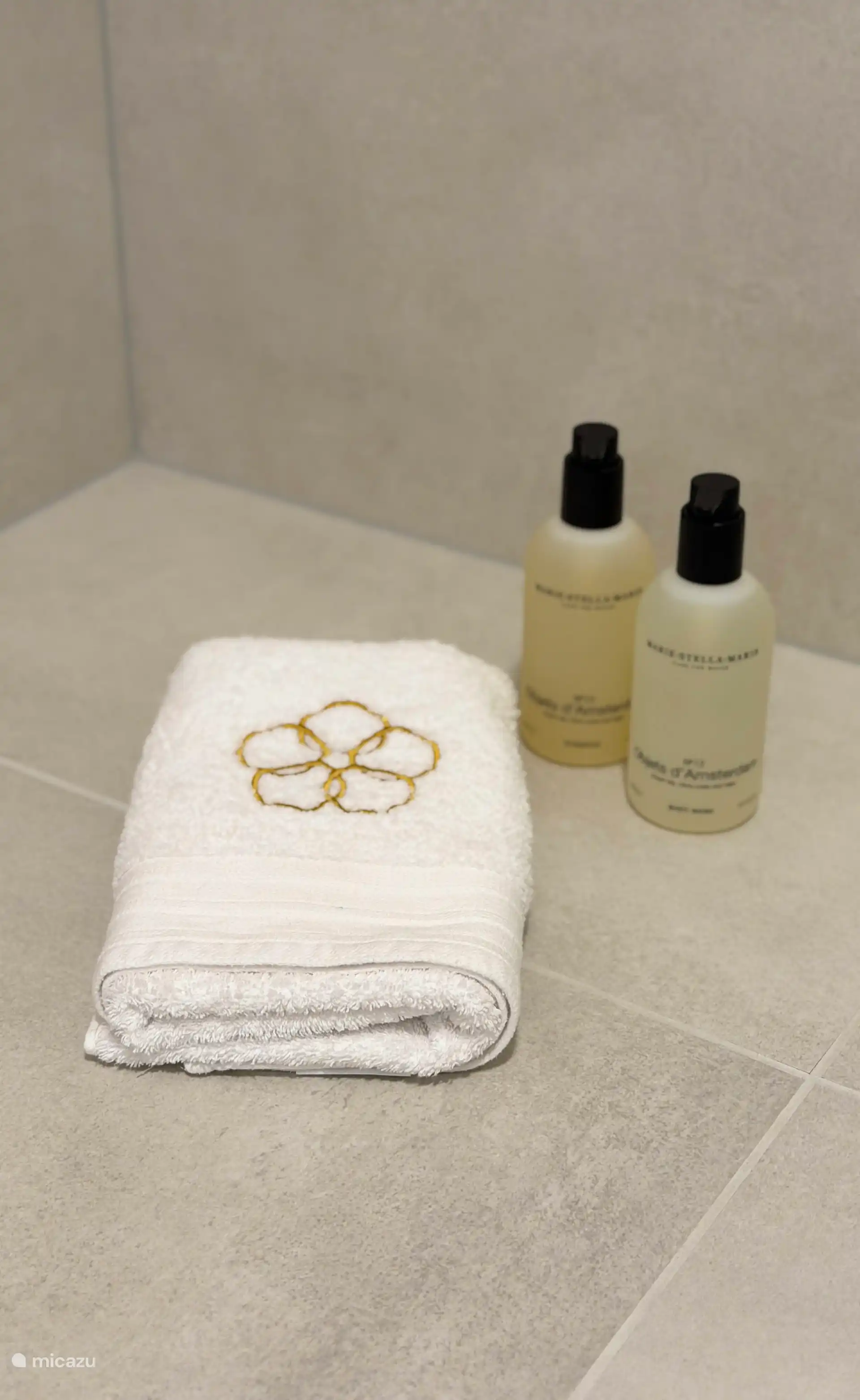 Shower gel, shampoo and towels provided by Let's Go Getaways