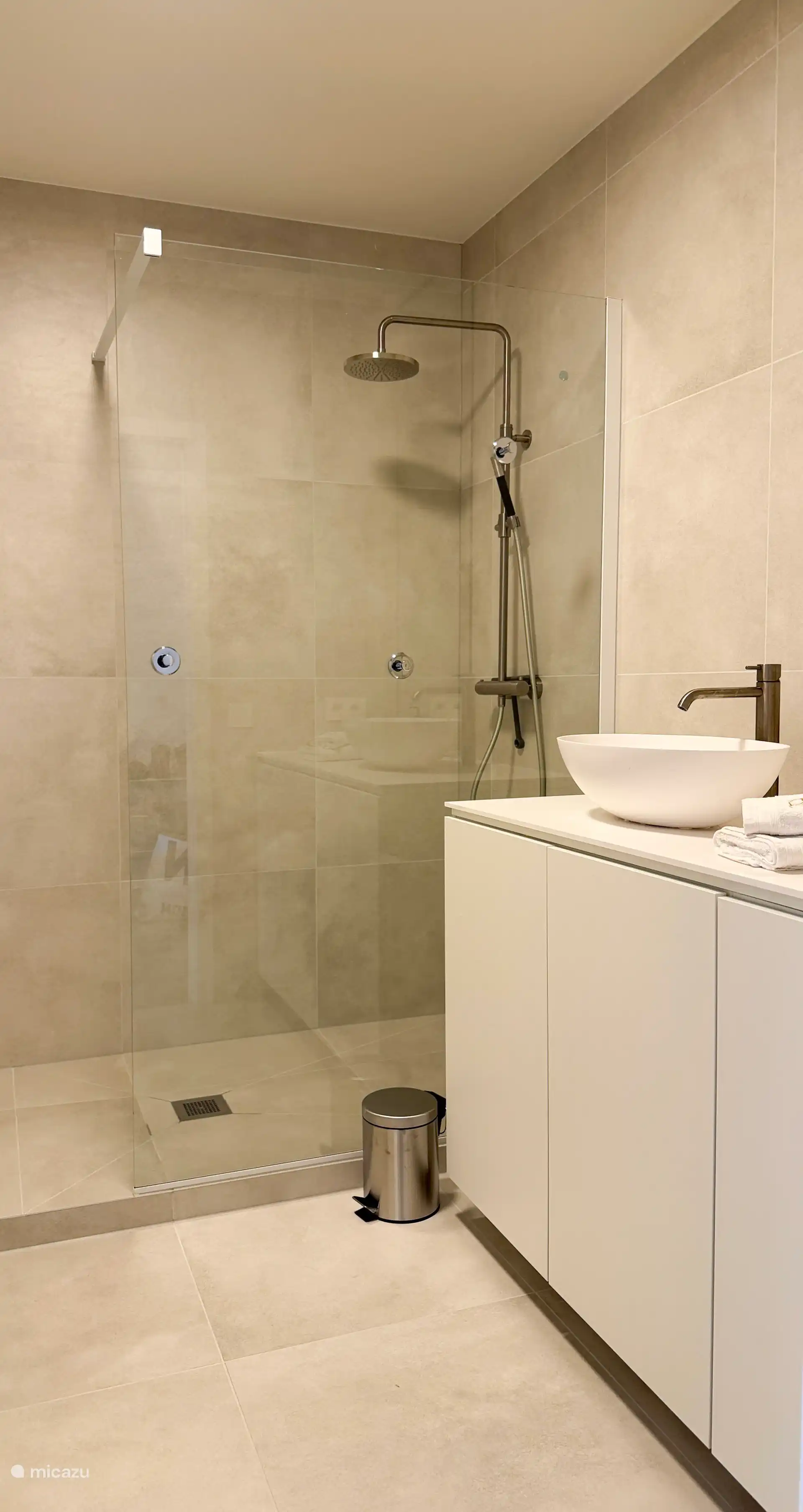 Bathroom with walk-in shower