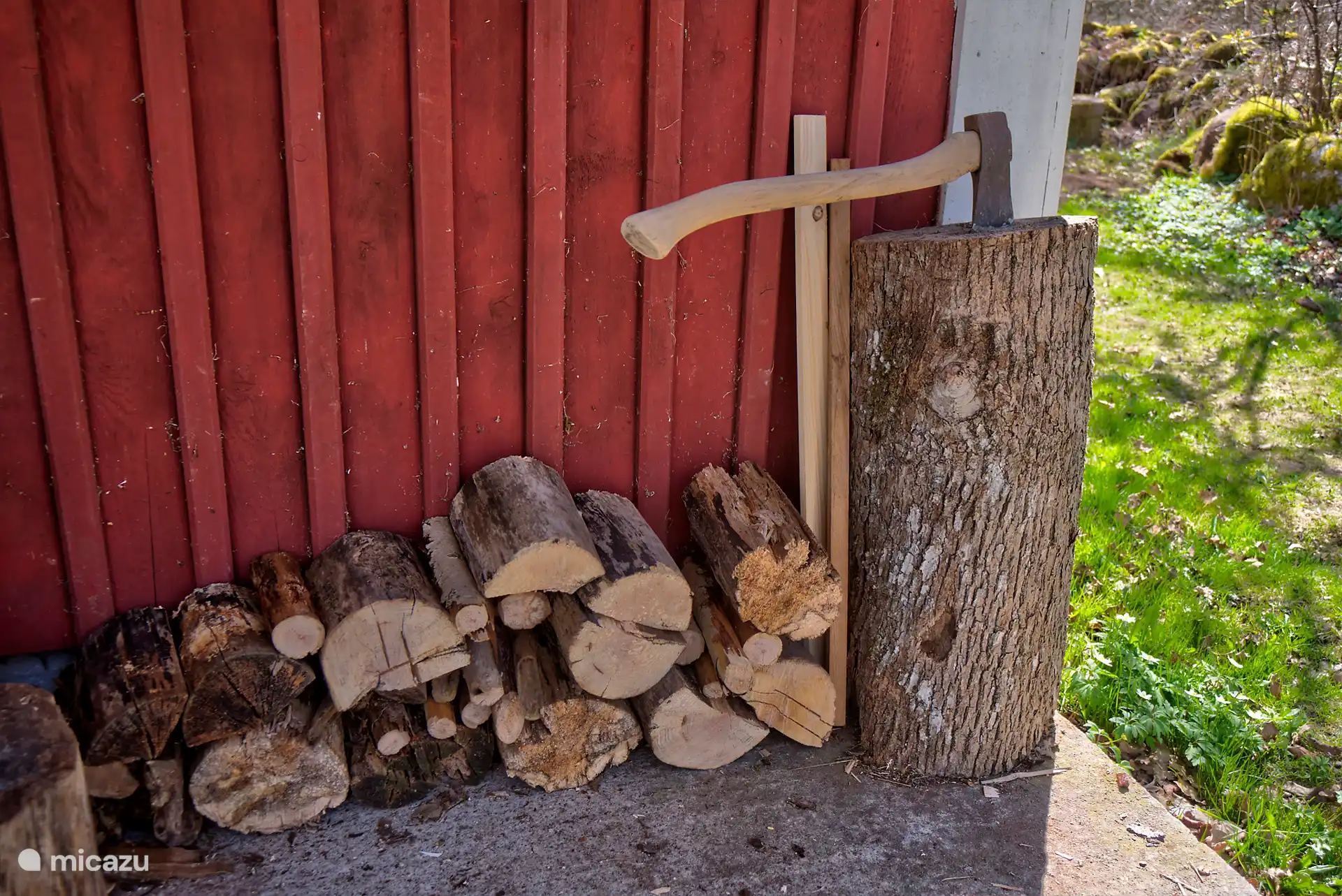 Zusätzliches Holz, hack dich selbst.