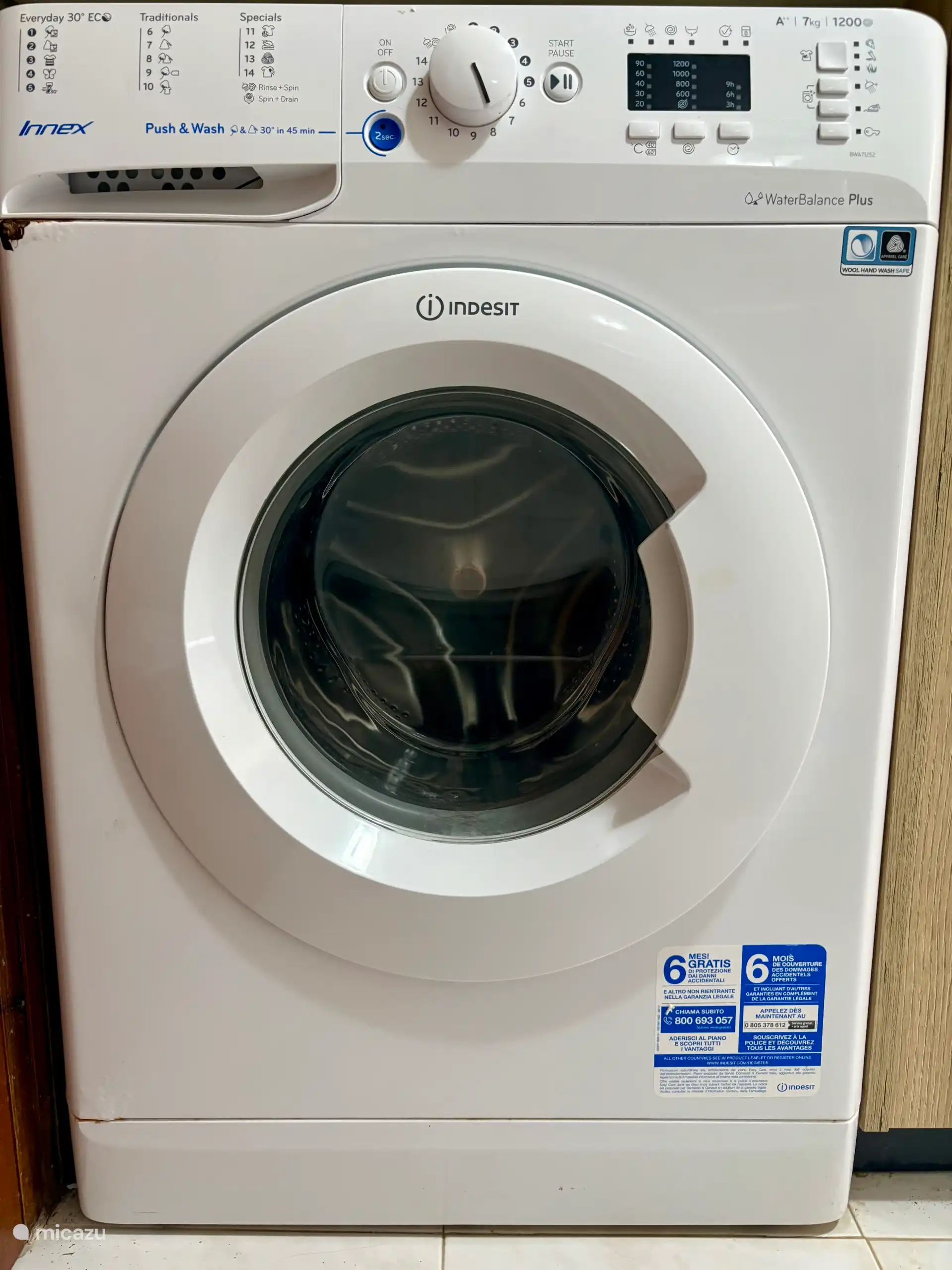 Basement - laundry room with handy washing machine and drying racks, ideal for longer stays. - Laundry room + storage