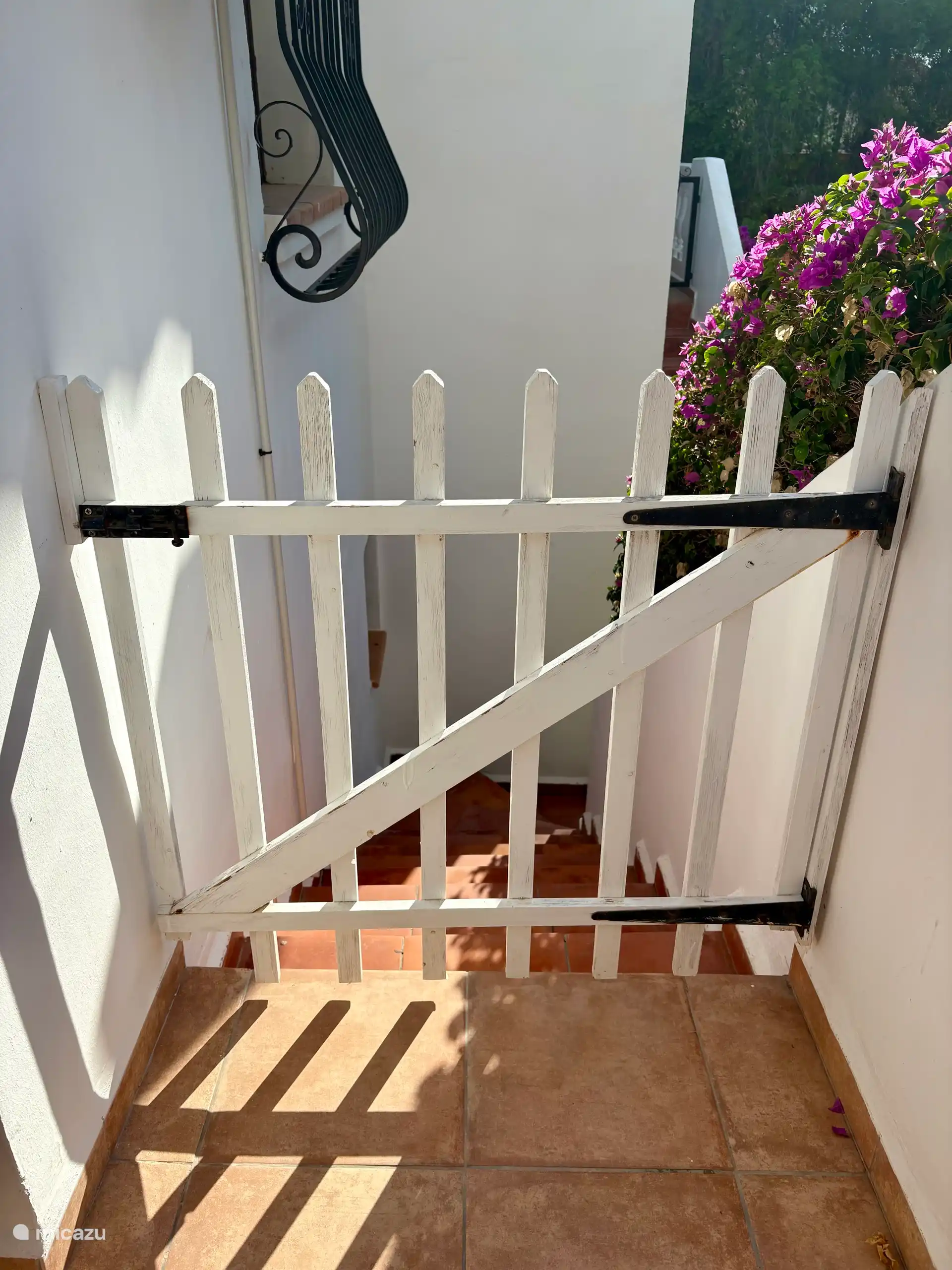 Child friendly, the stairs are secured with a lockable gate. - Spacious south-facing balcony