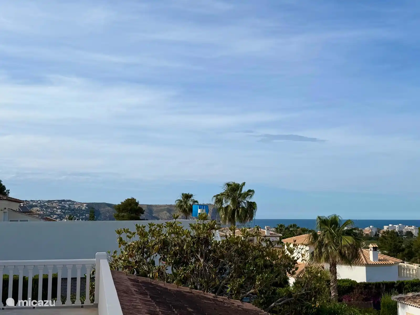View from the upstairs terrace