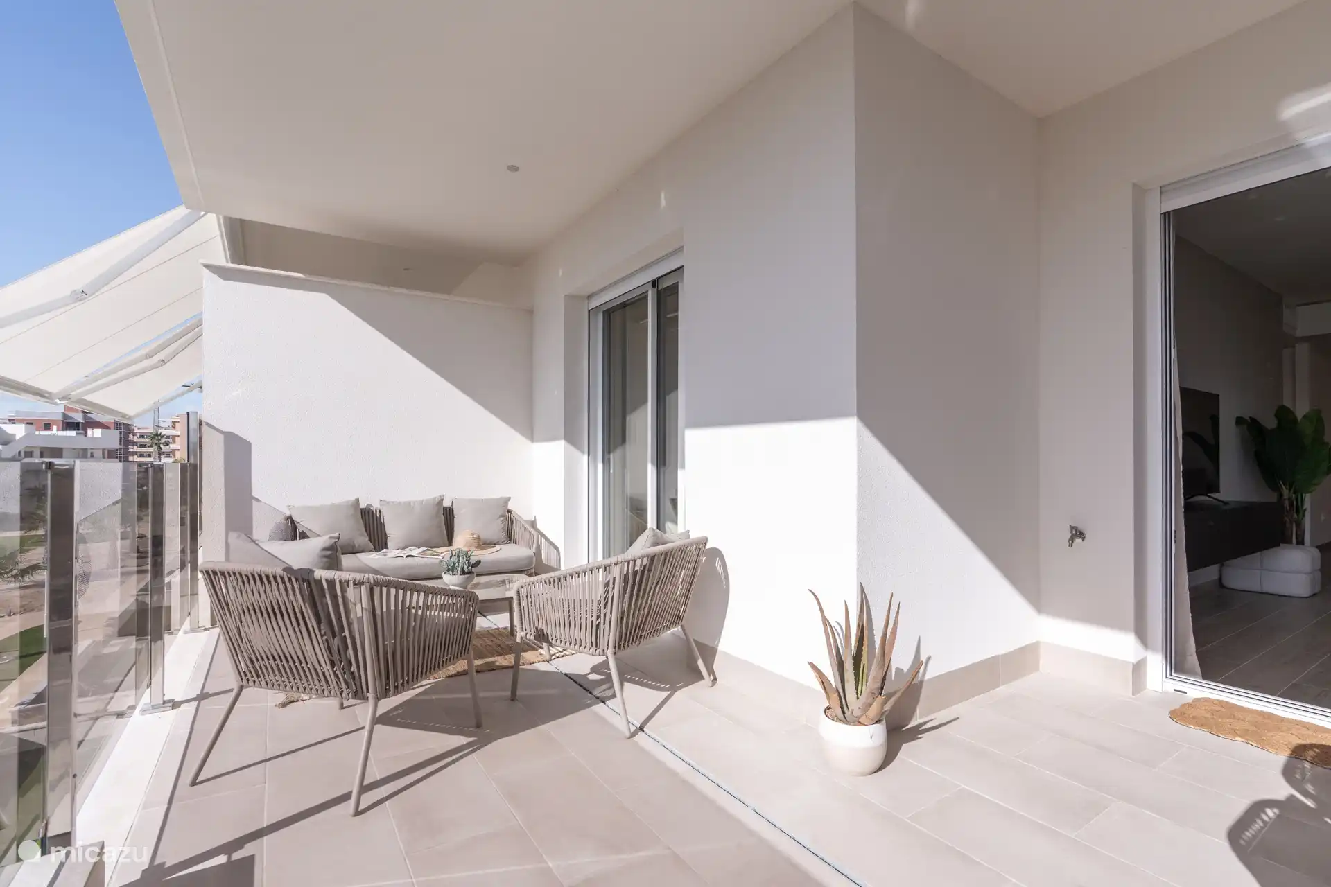Lovely sitting space directly next to the master bedroom