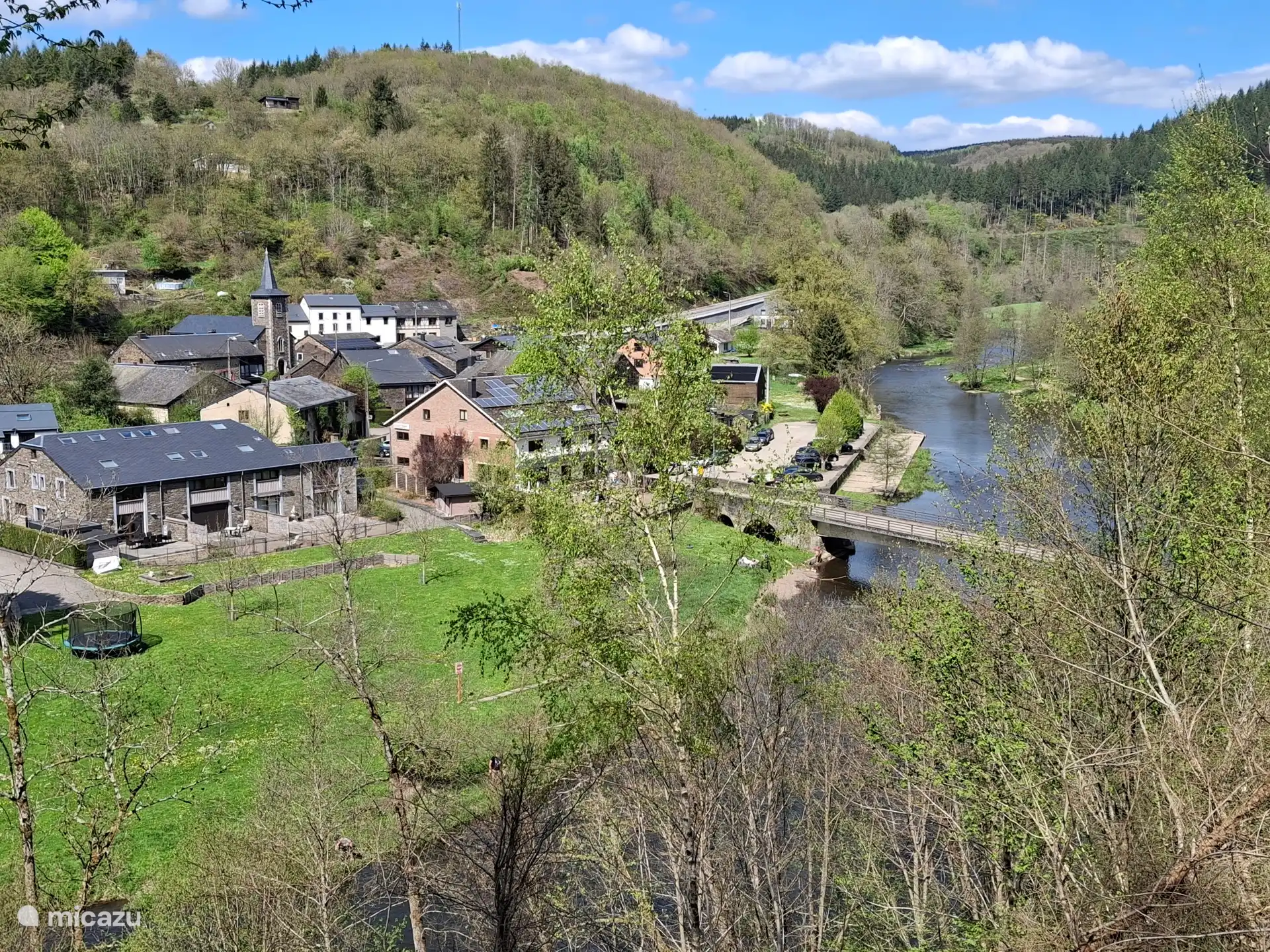Blick auf das Dorf Maboge.