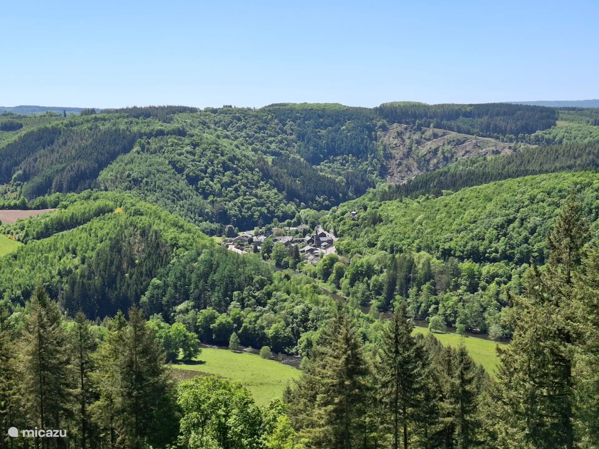 View of Maboge and surroundings near the holiday villa
