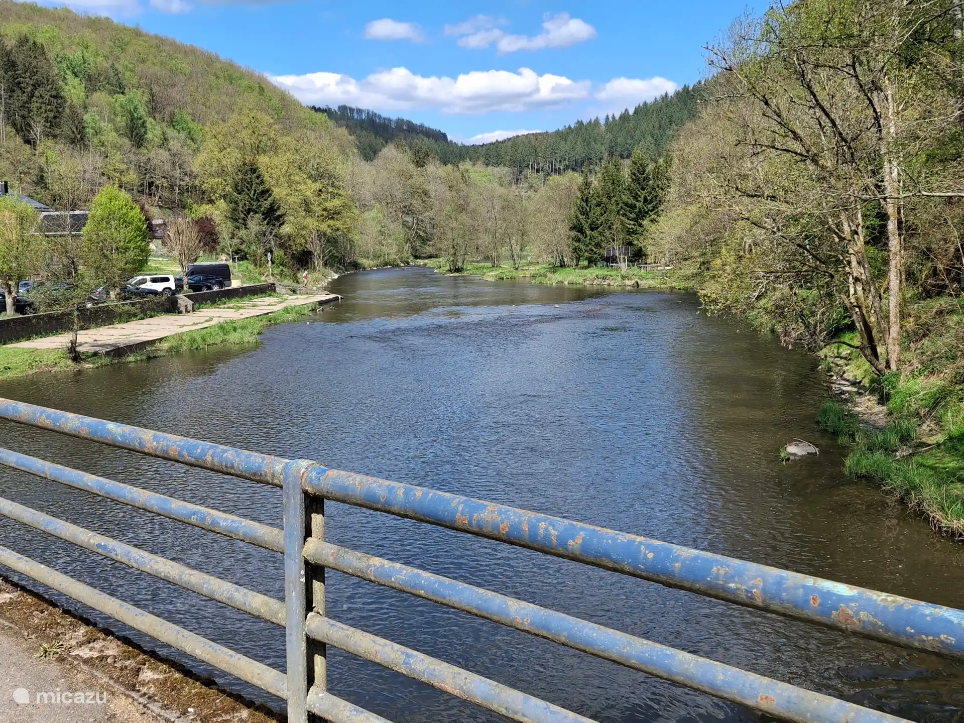 View of the Ourthe from the bridge of Maboge