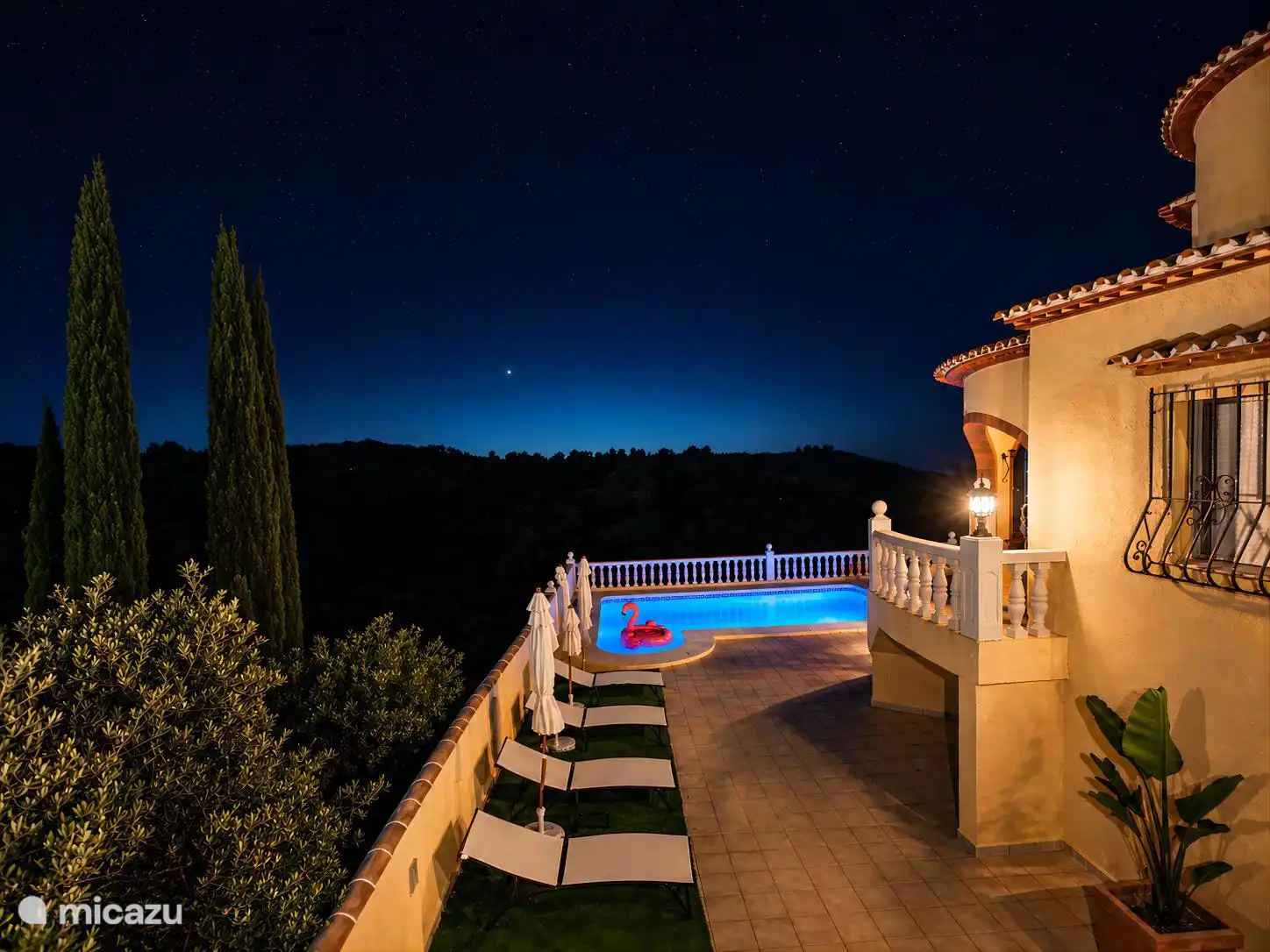 Terrace in the evening
