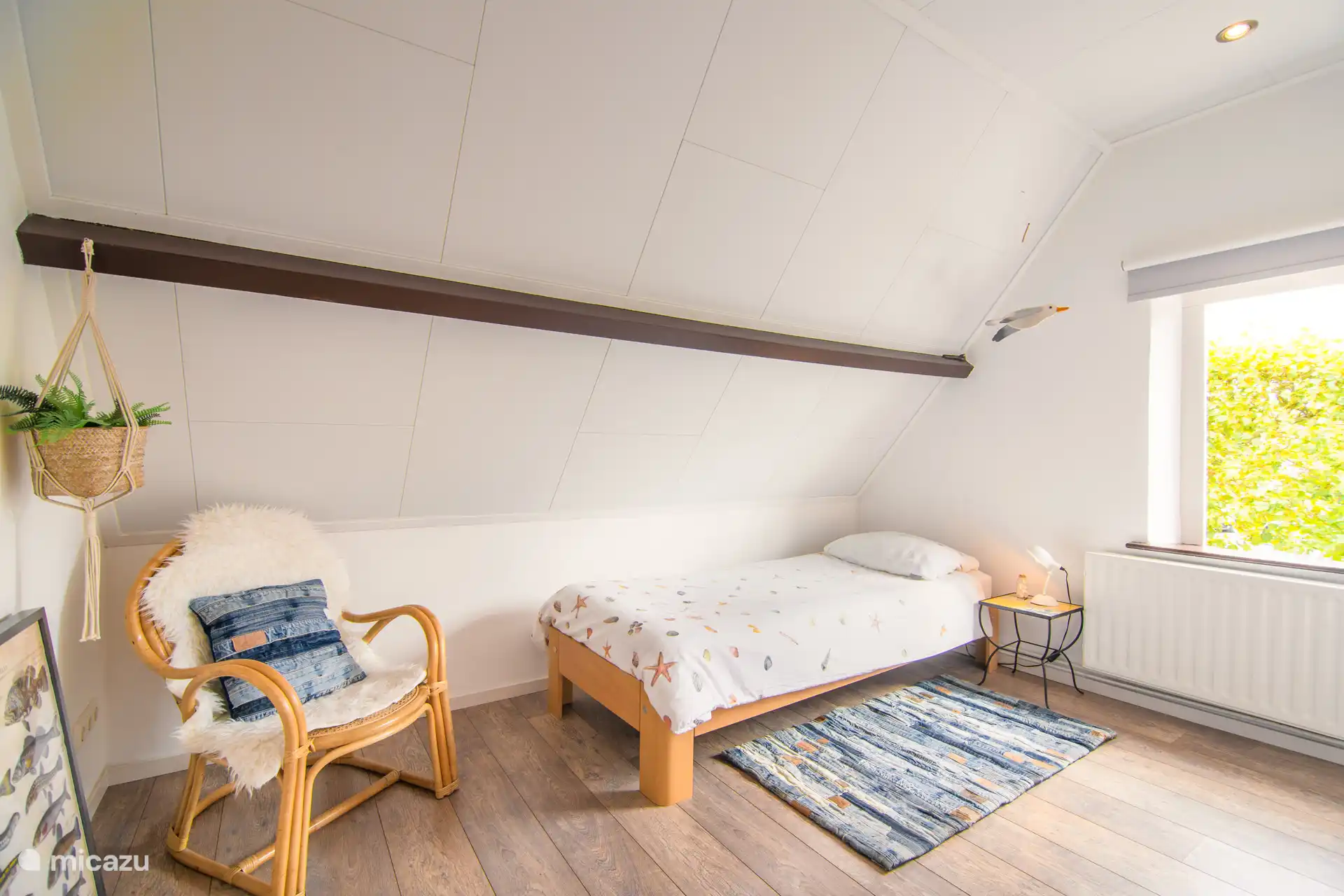 Slaapkamer 2
1 eenpersoonsbed