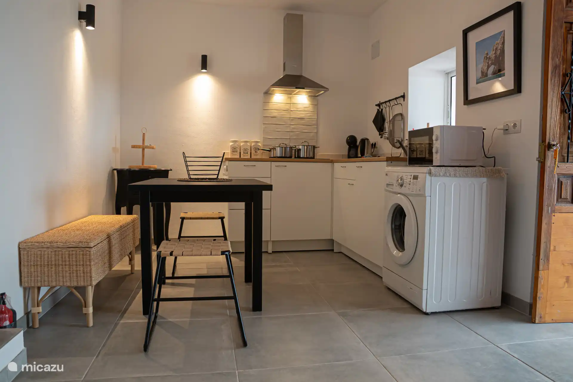 keuken inclusief wasmachine
